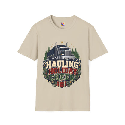 Christmas Truck T‑Shirt — "Hauling Holiday Cheer" Festive Trucker Tee