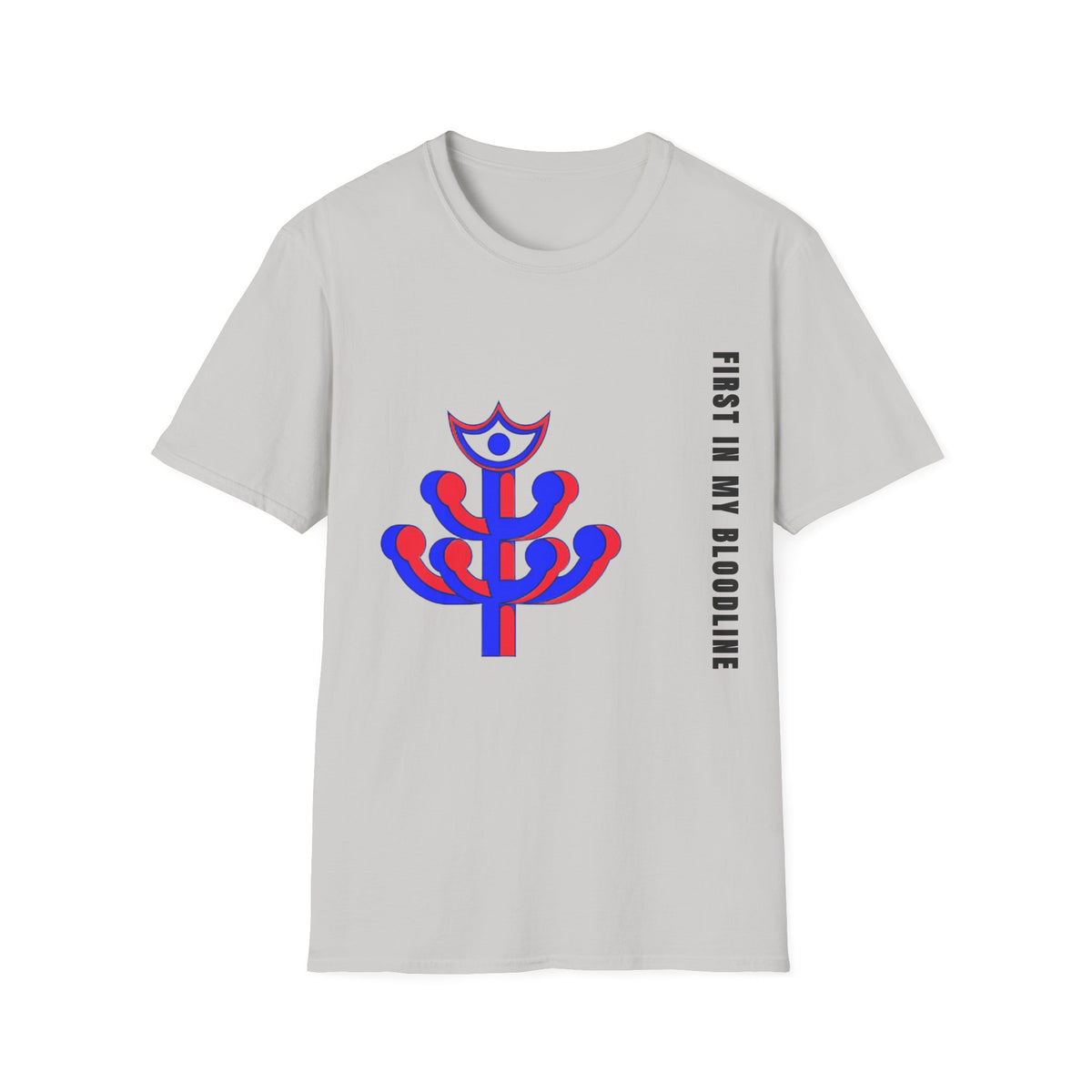Abstract Floral Tee — Modern Red & Blue Graphic T-Shirt - Trending Now - September 2026