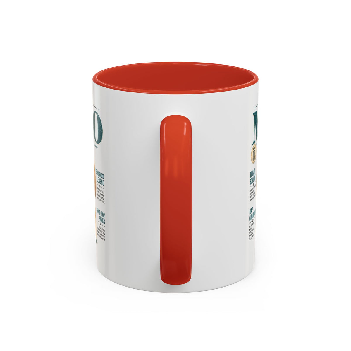 Milo Bailey Dog Dad Mom Milo Magazine-Style Accent Coffee Mug — Cute Dog Portrait