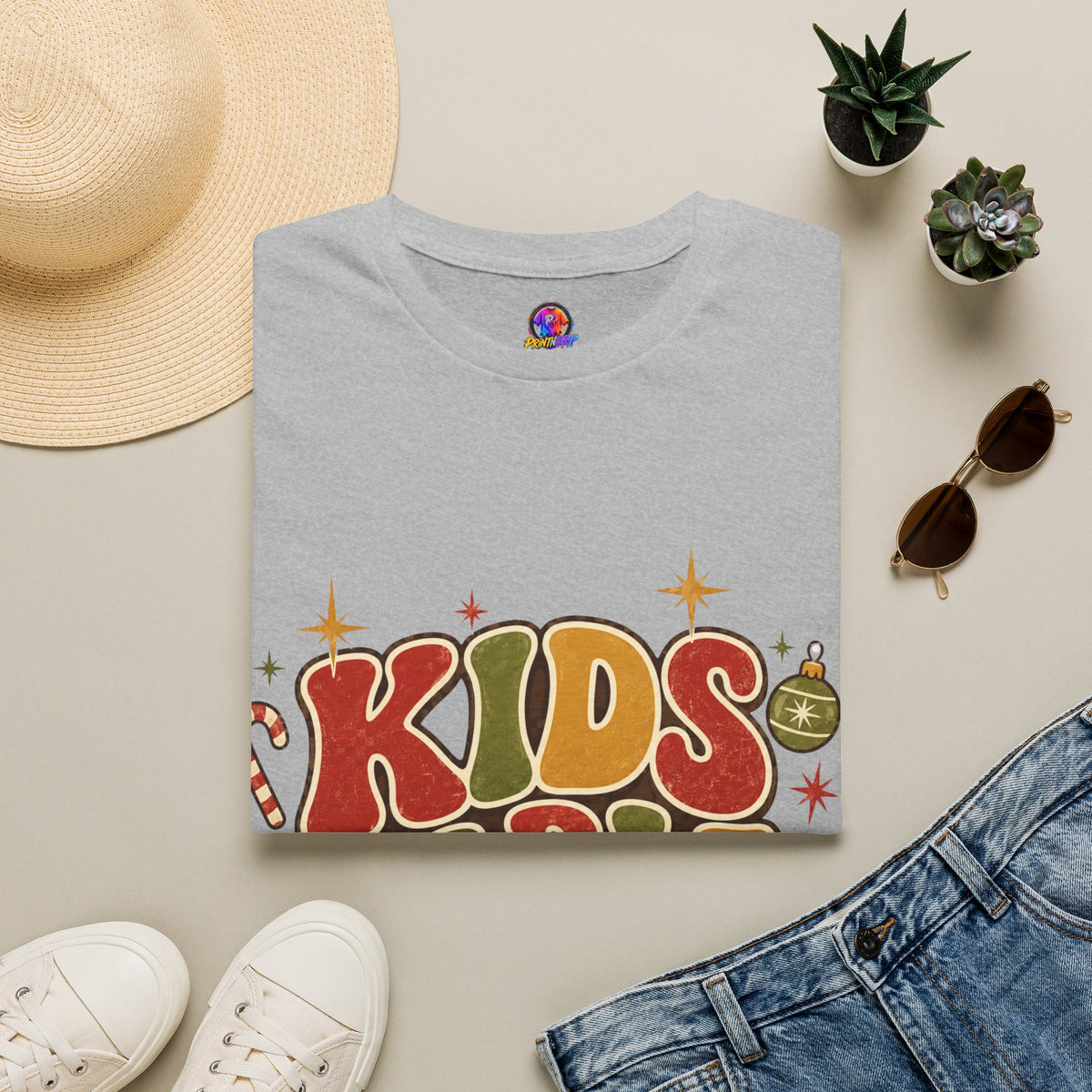 Kids Table Alumni T-Shirt — Retro Holiday Family Dinner Tee