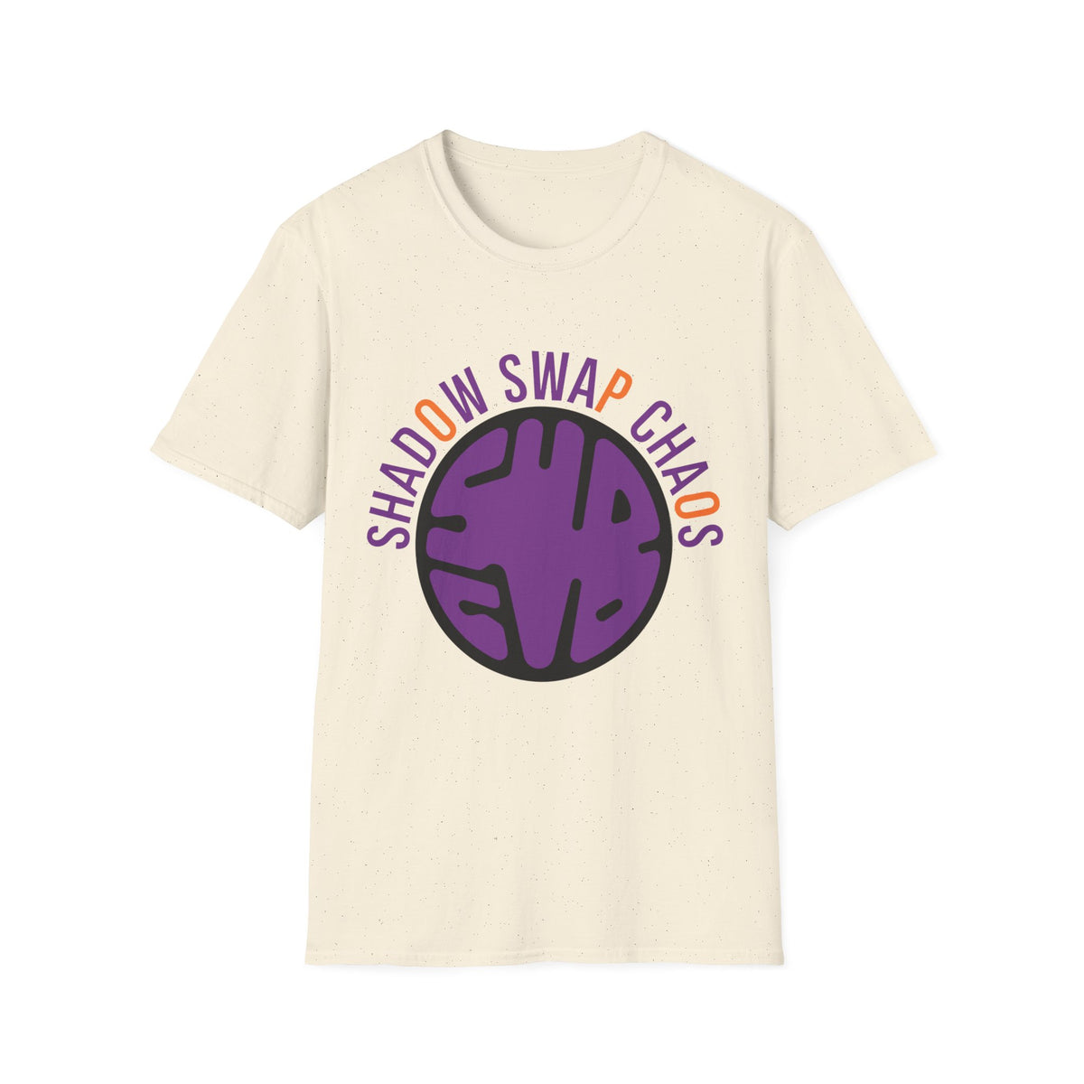T-Shirt — "Shadow Swap Chaos" Purple Brain Graphic Tee - Trending Now - August 2026