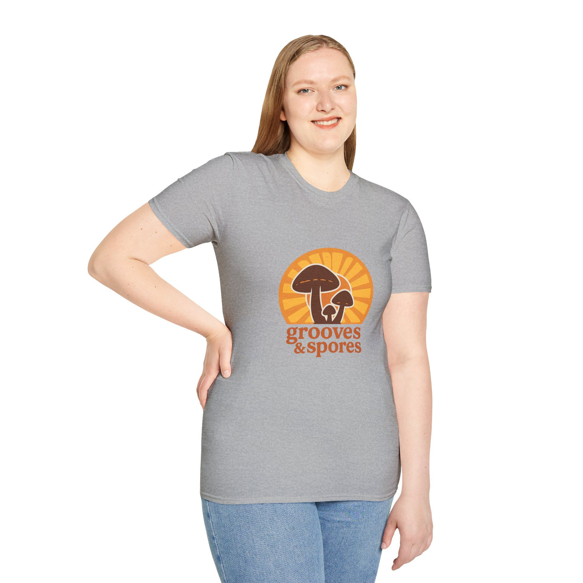 Vintage Mushroom T-Shirt — 'Grooves & Spores' Retro Psychedelic Tee - Trending Now - August 2026