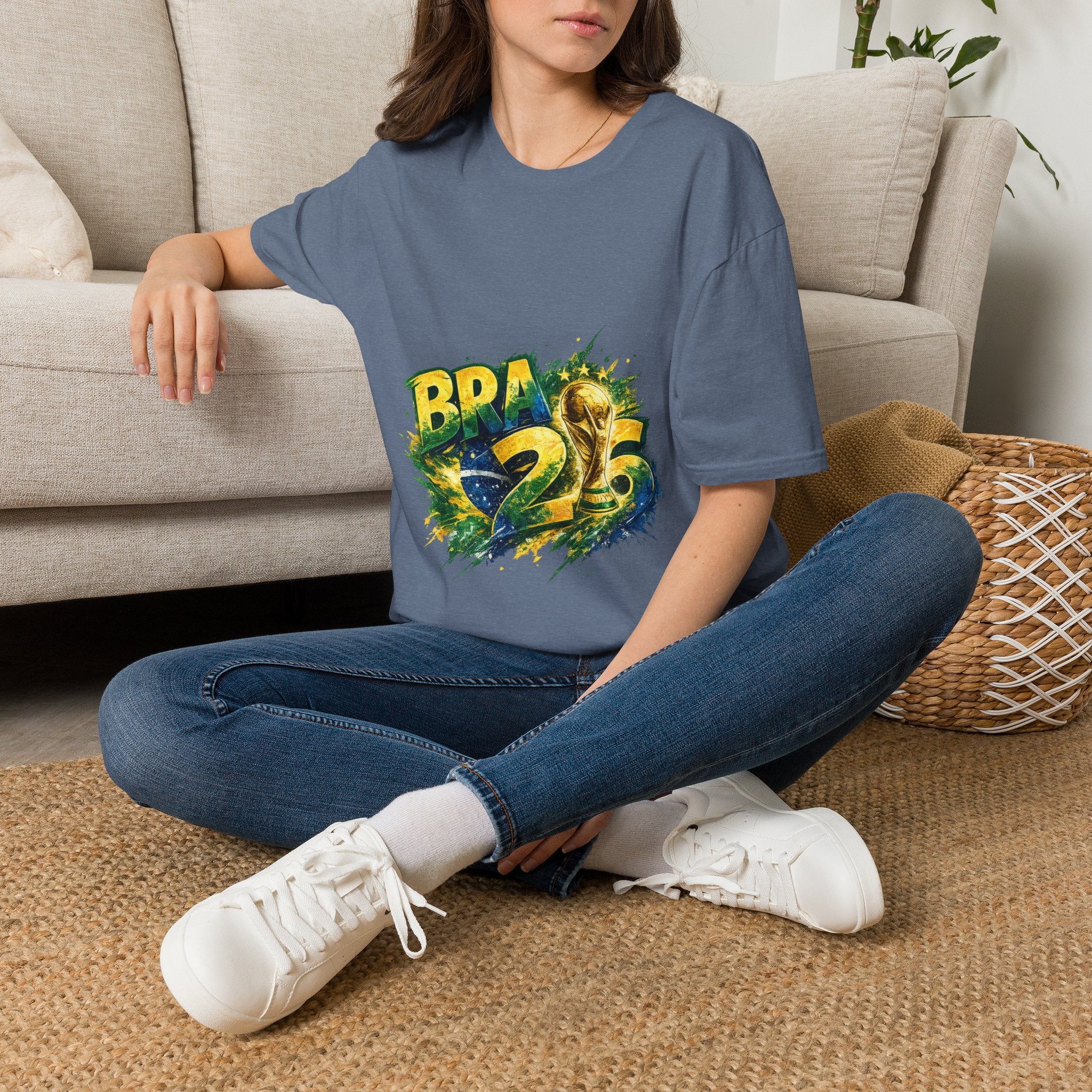 Brazil 25 T‑Shirt — Brazil Soccer World Cup Graphic Tee