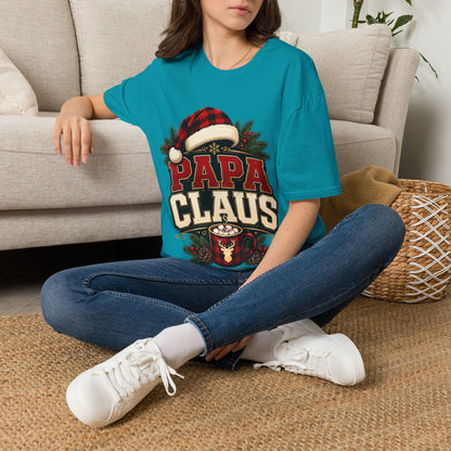 Papa Claus T-Shirt — Festive Holiday Dad Christmas Tee