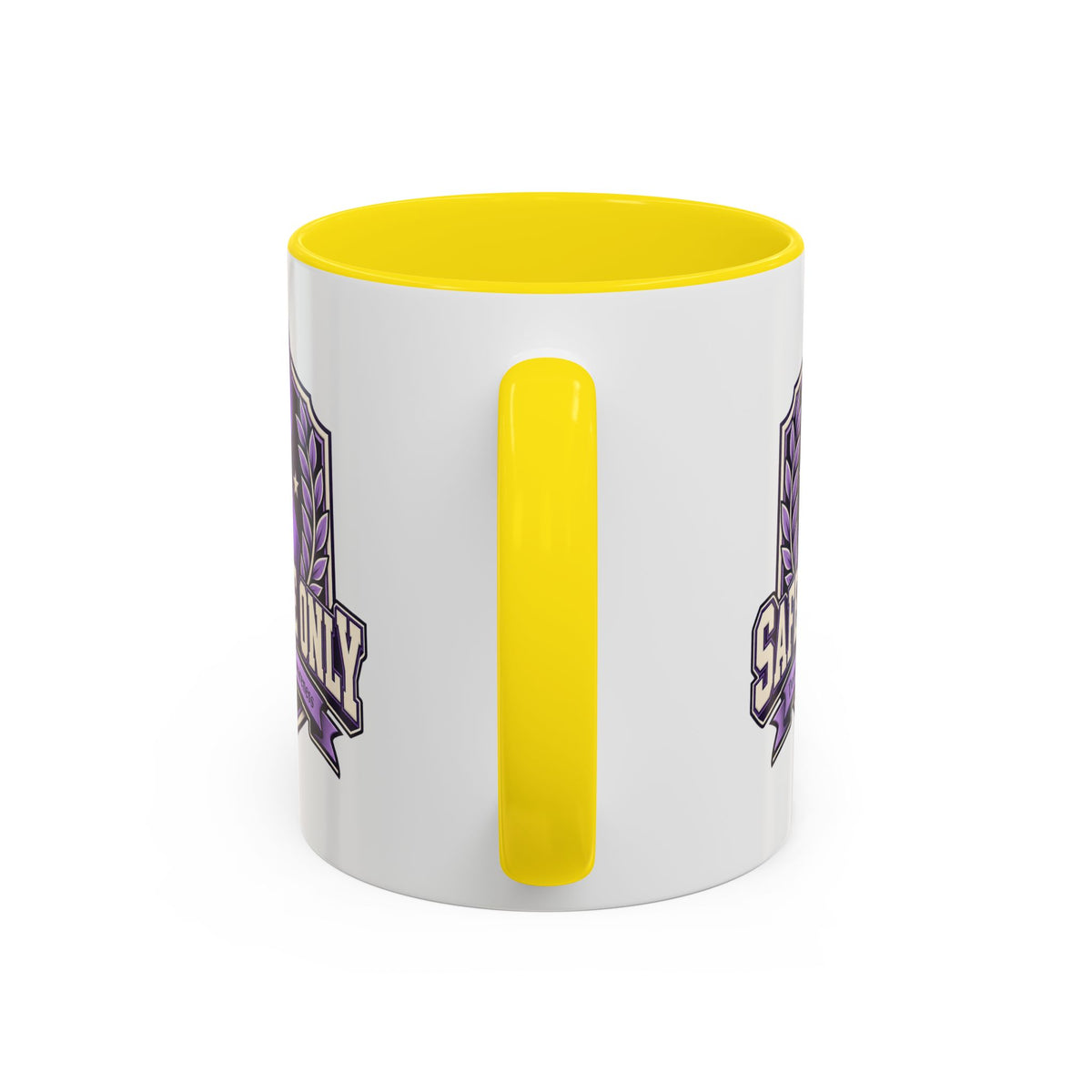 Coffee Mug — "Safe Love Only" Domestic Violence Awareness (Purple Ribbon)