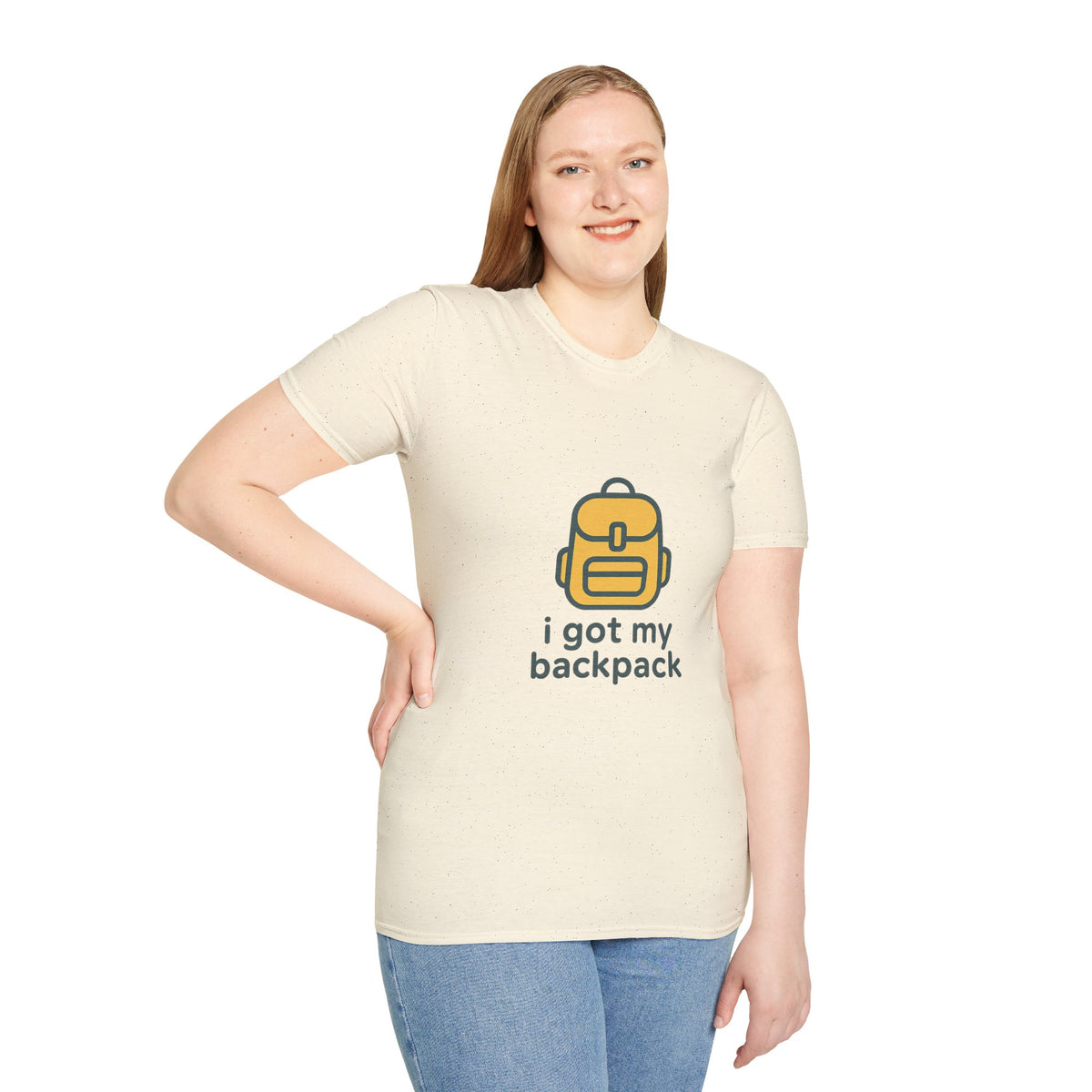 Minimalist Backpack Graphic T‑Shirt – Cute Tiny Backpack Logo Tee - Trending Now - August 2026