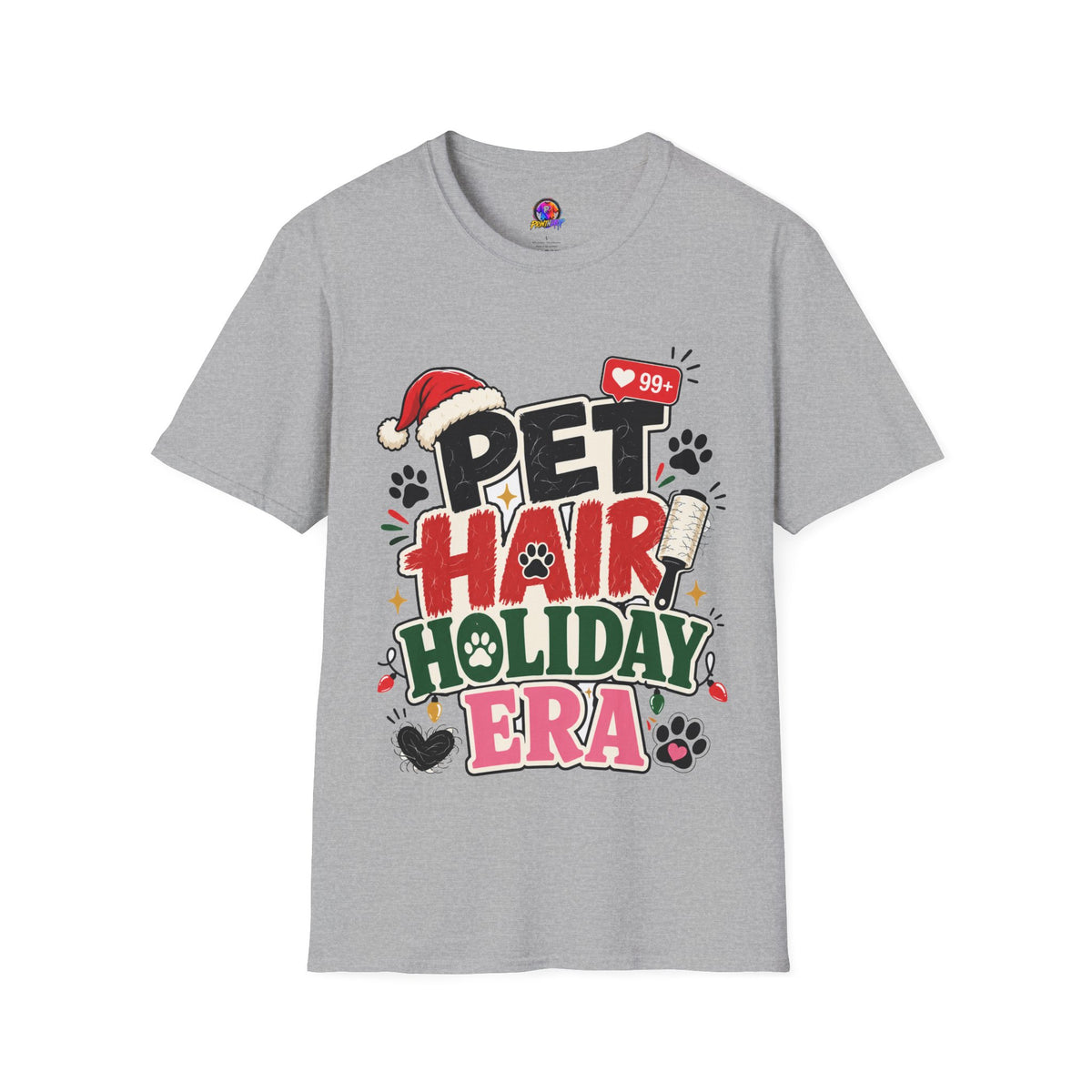 Pet Hair Holiday Tee — Funny Christmas Shirt for Pet Lovers