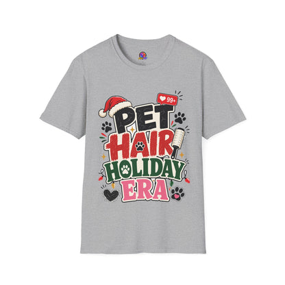 Pet Hair Holiday Tee — Funny Christmas Shirt for Pet Lovers