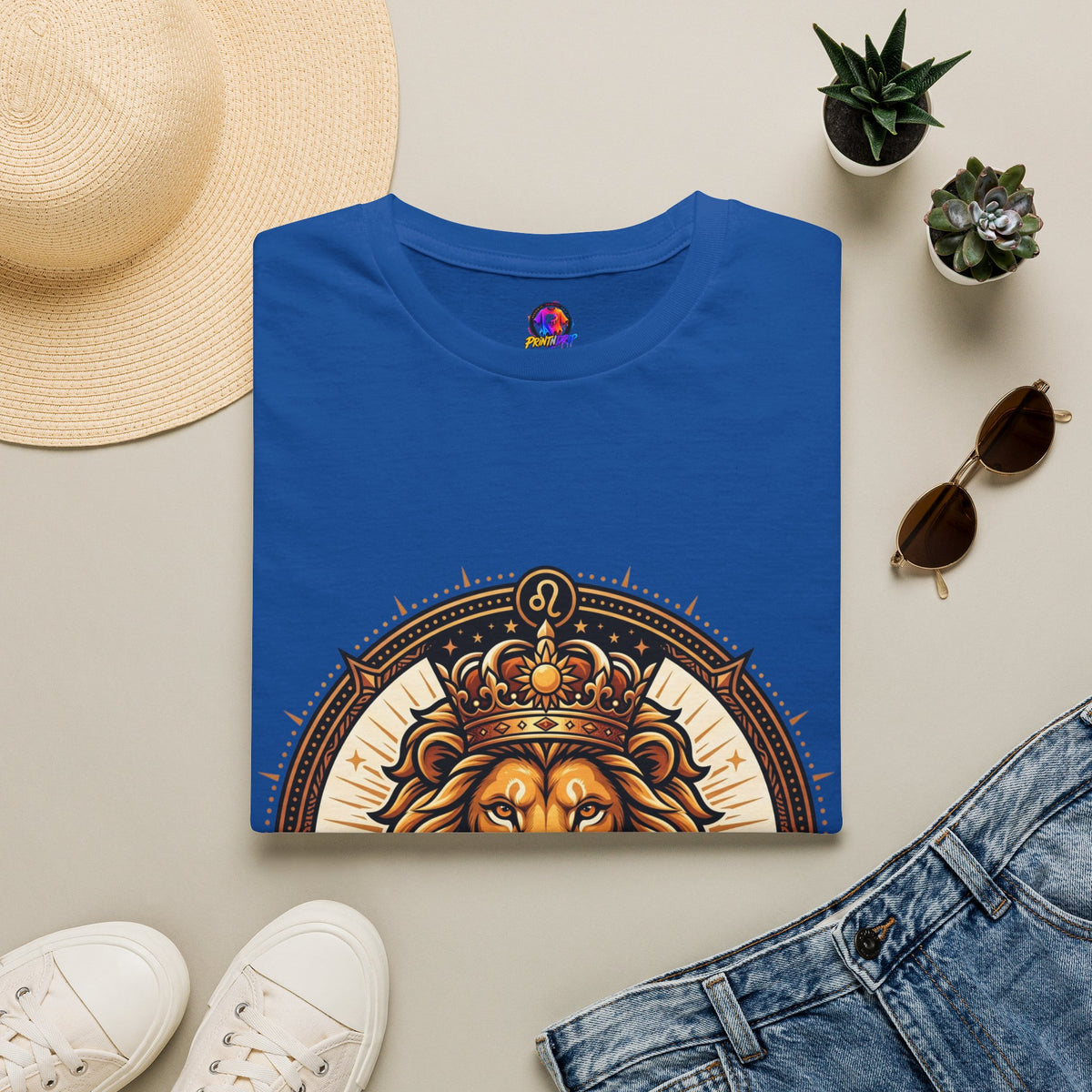 Leo Zodiac Lion T-Shirt — "Confidence Comes Naturally, I'm a Leo" Astrology Tee