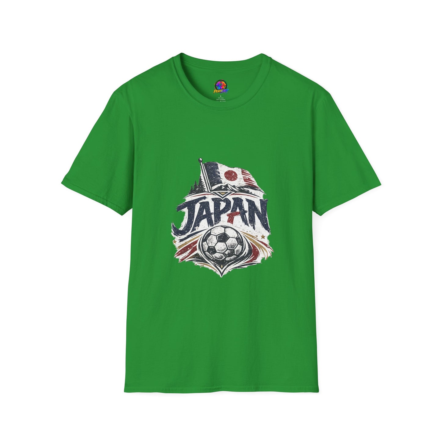 Japan Soccer T-Shirt – Vintage Flag & Crest Football Tee