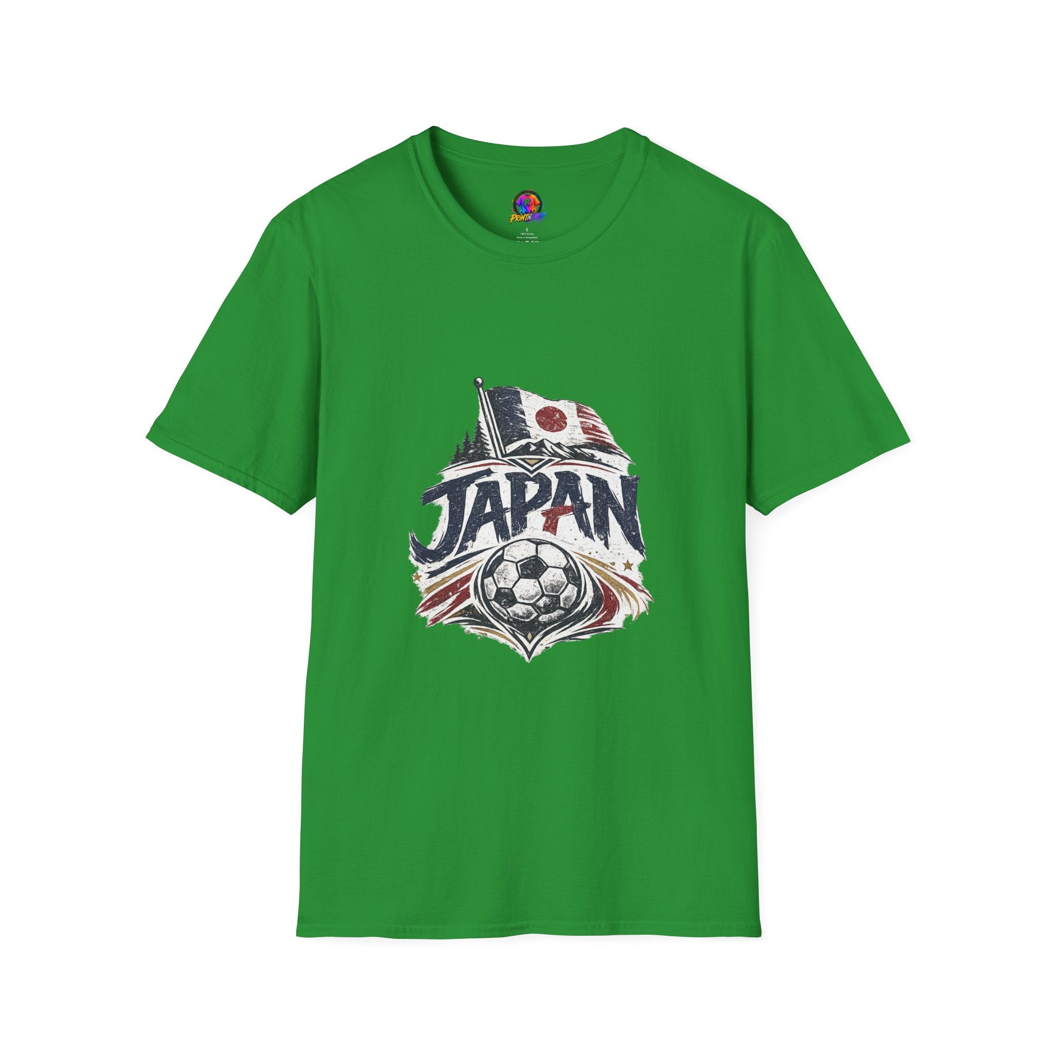 Japan Soccer T-Shirt – Vintage Flag & Crest Football Tee