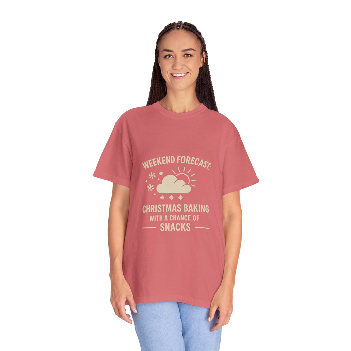 Christmas Baking T-Shirt — "Weekend Forecast: Christmas Baking with a Chance of Snacks"- Trending Now - October 2026
