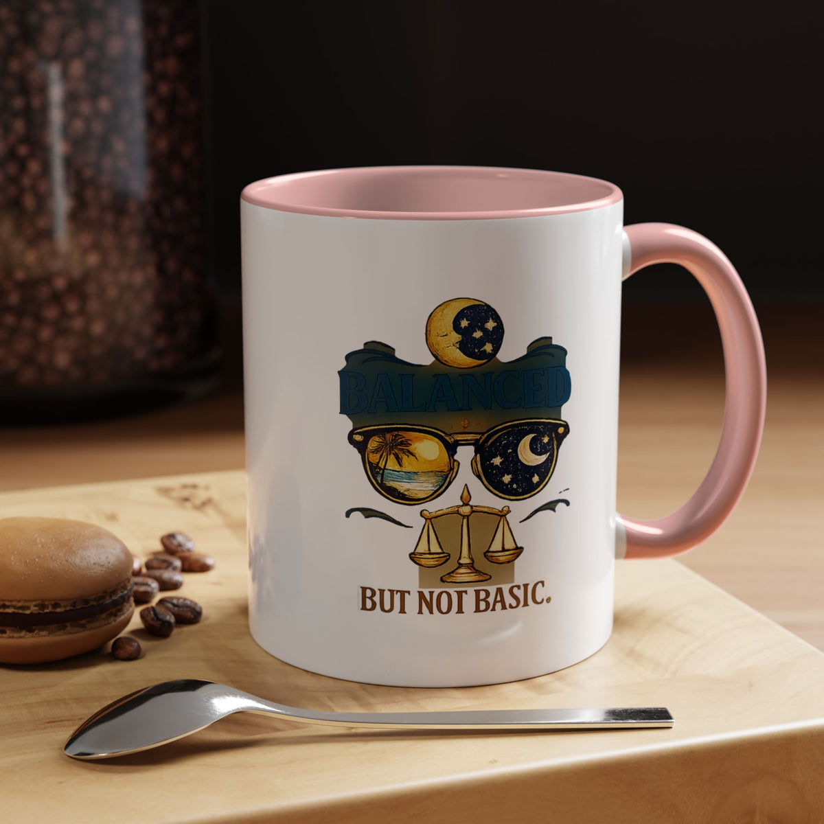 Libra Zodiac Accent Coffee Mug