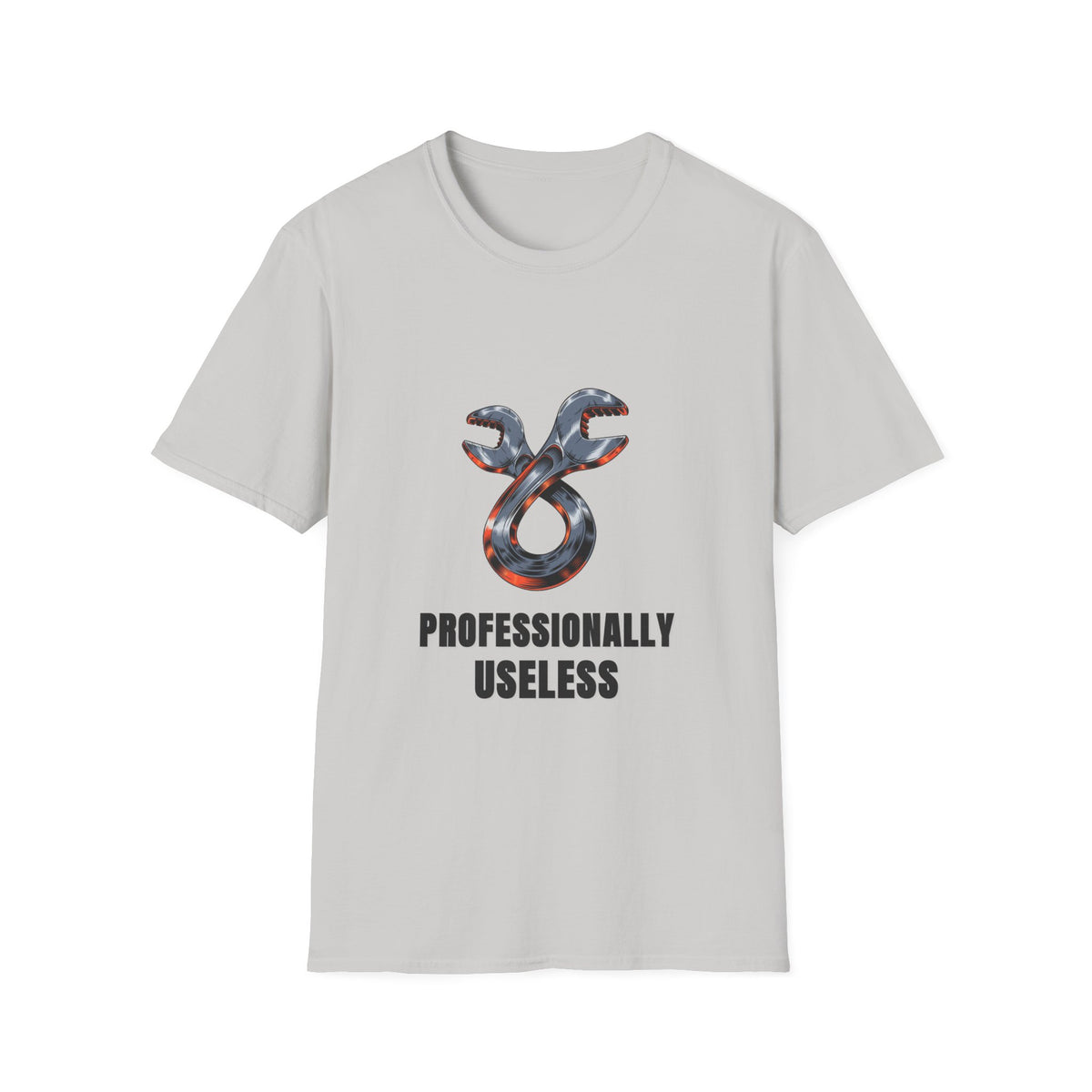 T-Shirt — 'Professionally Useless' Wrench Graphic Tee - Trending Now - August 2026