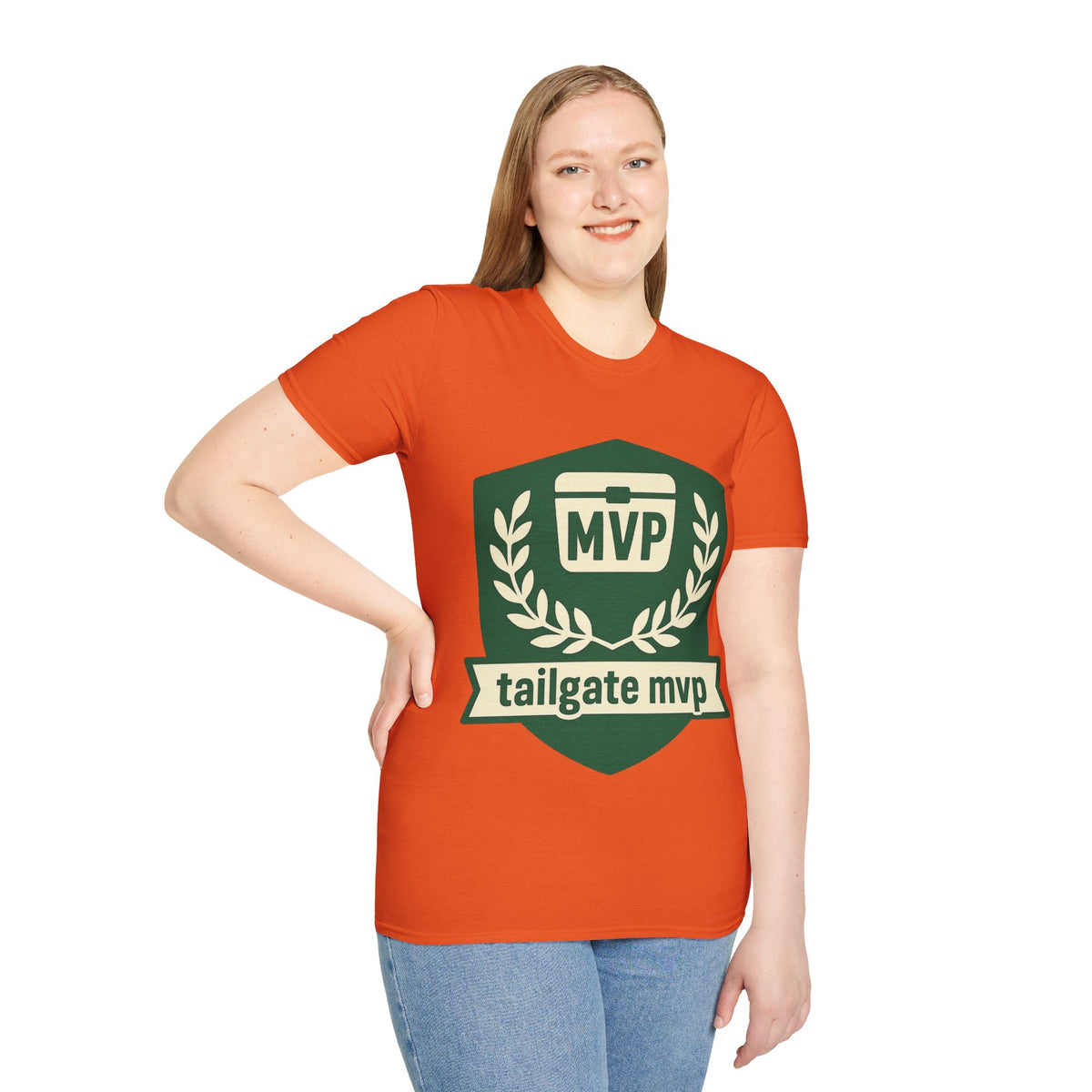 MVP Tailgate T-Shirt — Vintage Green MVP Badge Tee - Trending Now - August 2026