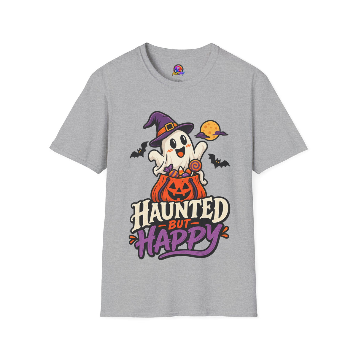 Haunted But Happy Halloween T-Shirt