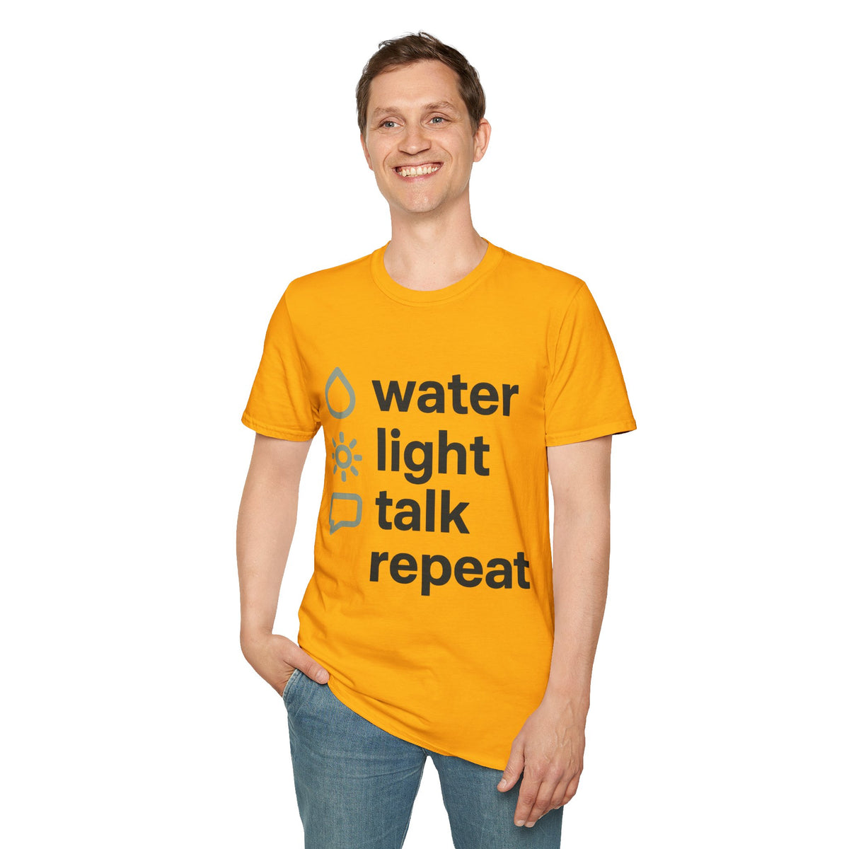 Eco Icons T-Shirt — Minimal 'water • light • forest' Graphic Tee - Trending Now - September 2026
