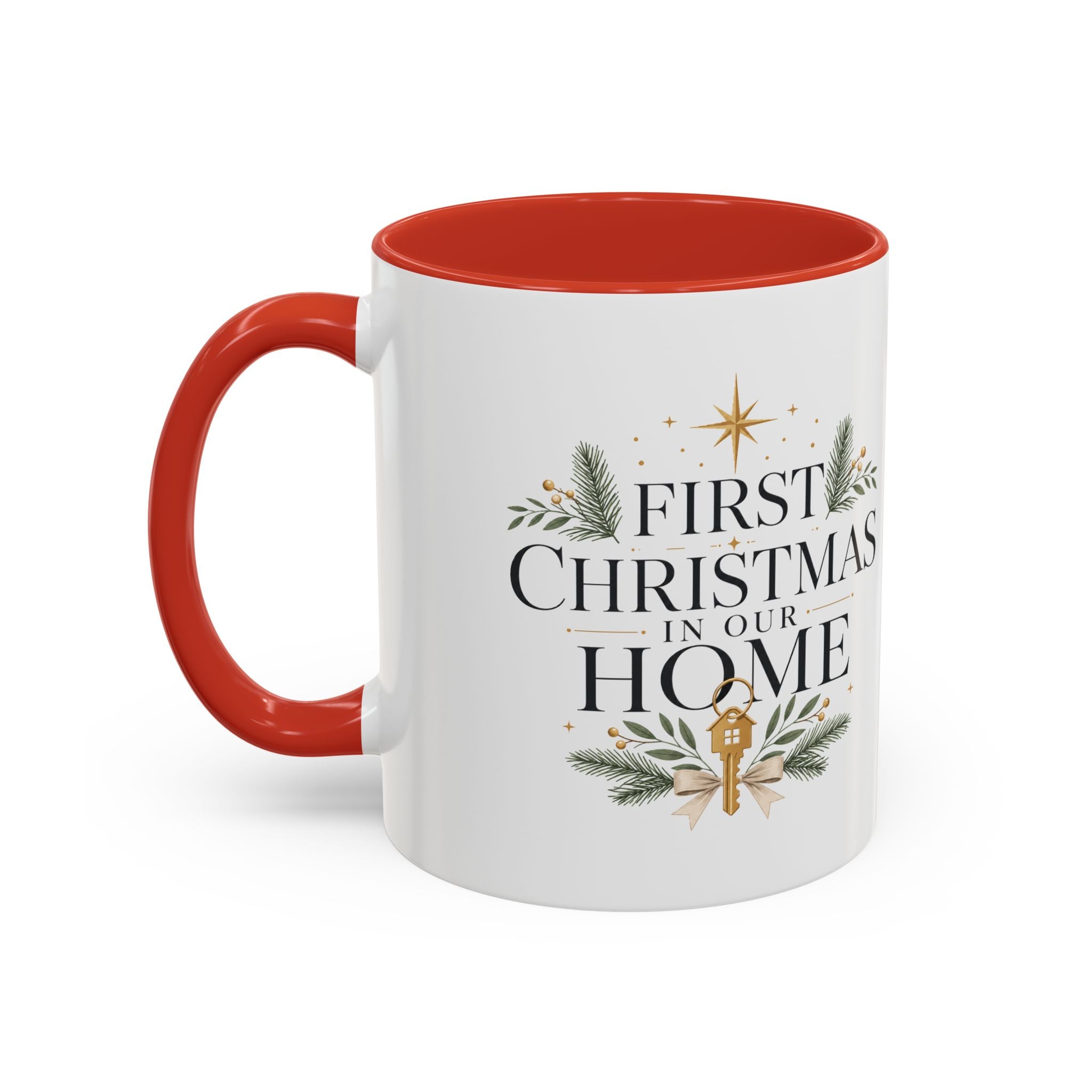 Christmas First Christmas in Our Home Accent Coffee Mug – Holiday Keepsake