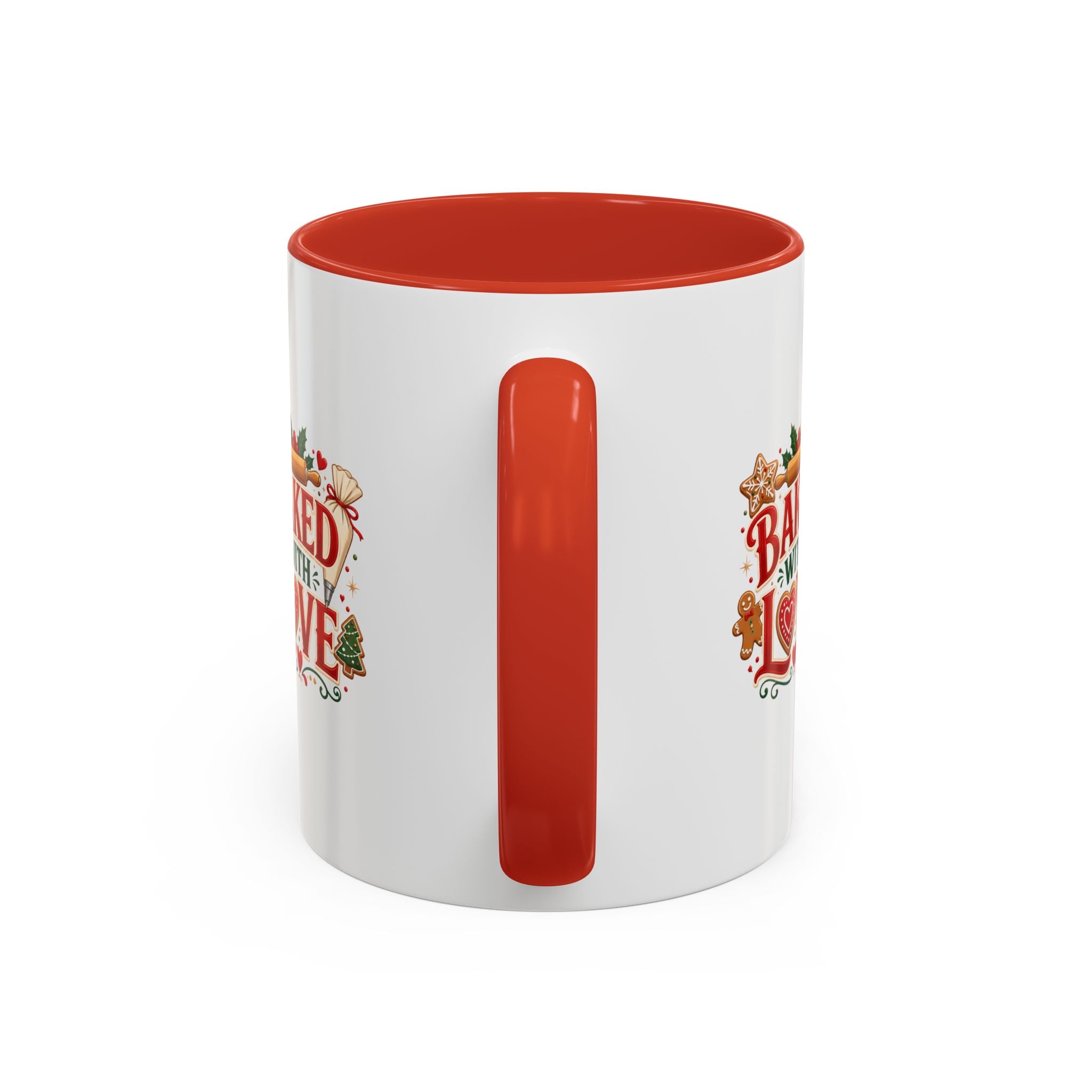 Baked With Love Coffee Mug — Holiday Baking Kitchen Gift