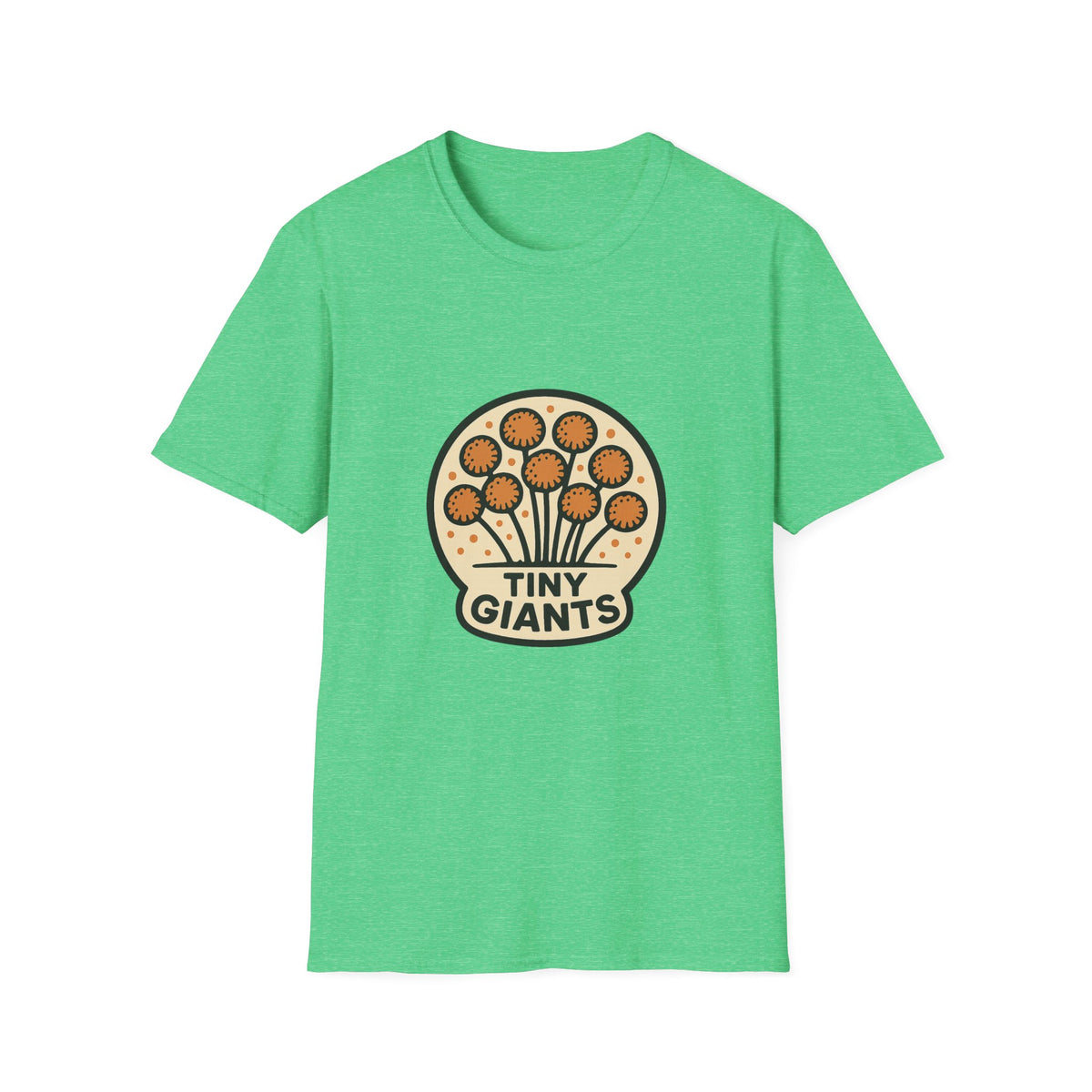 Tiny Giants Mushroom T-Shirt — Vintage Psychedelic Fungi Graphic Tee