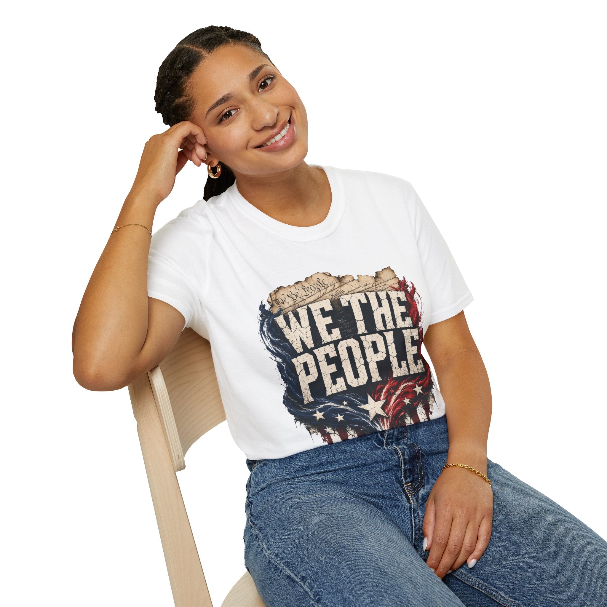 We The People T‑Shirt — Patriotic Americana Tee with ‘We The People’ Design