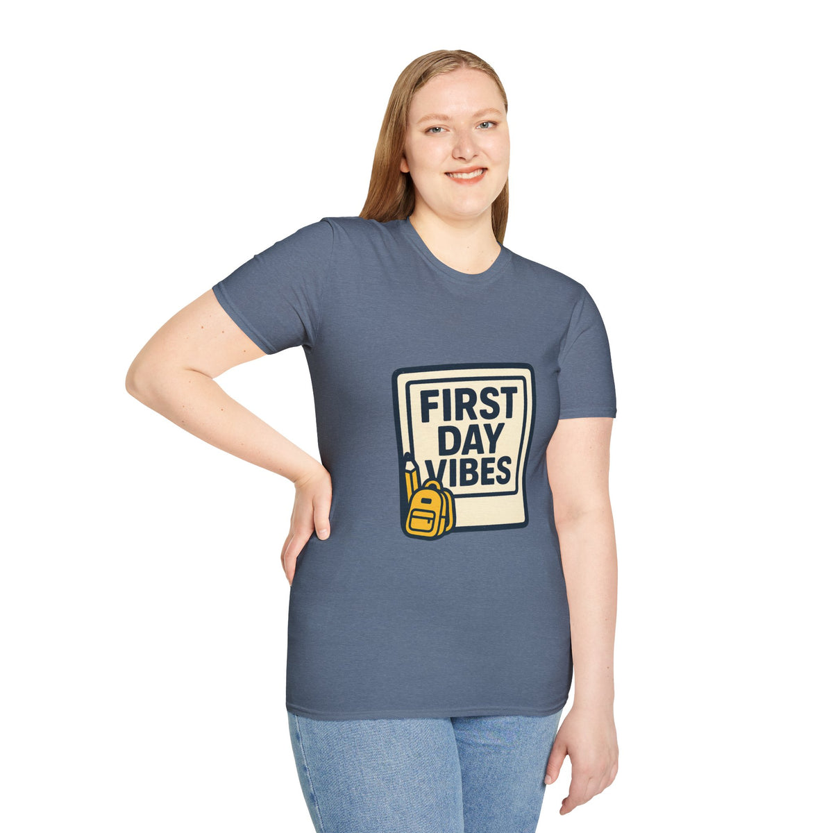 First Day Vibes T-Shirt — 'First Day' Retro Badge Tee - Trending Now - September 2026