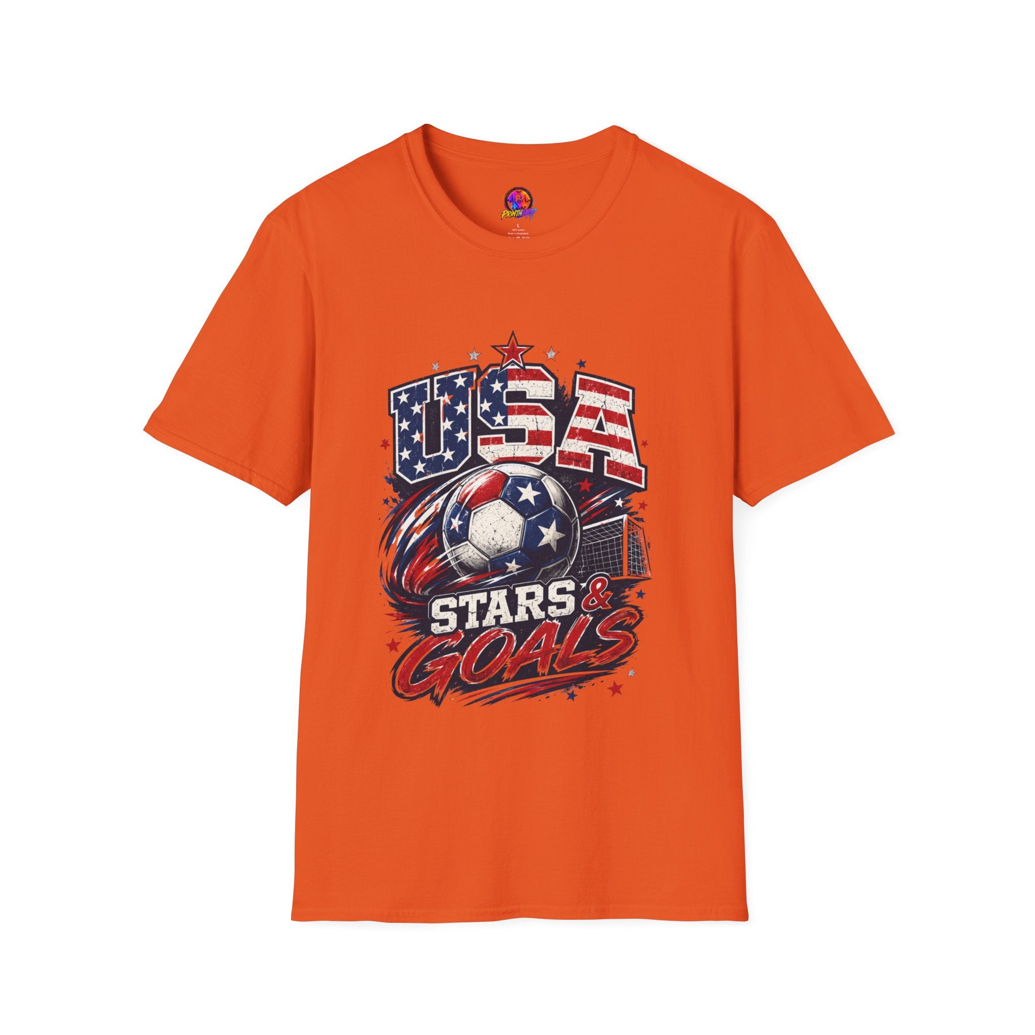 USA Stars & Goals Soccer T-Shirt