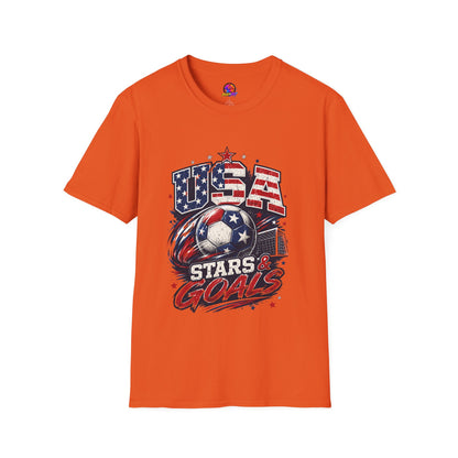 USA Stars & Goals Soccer T-Shirt