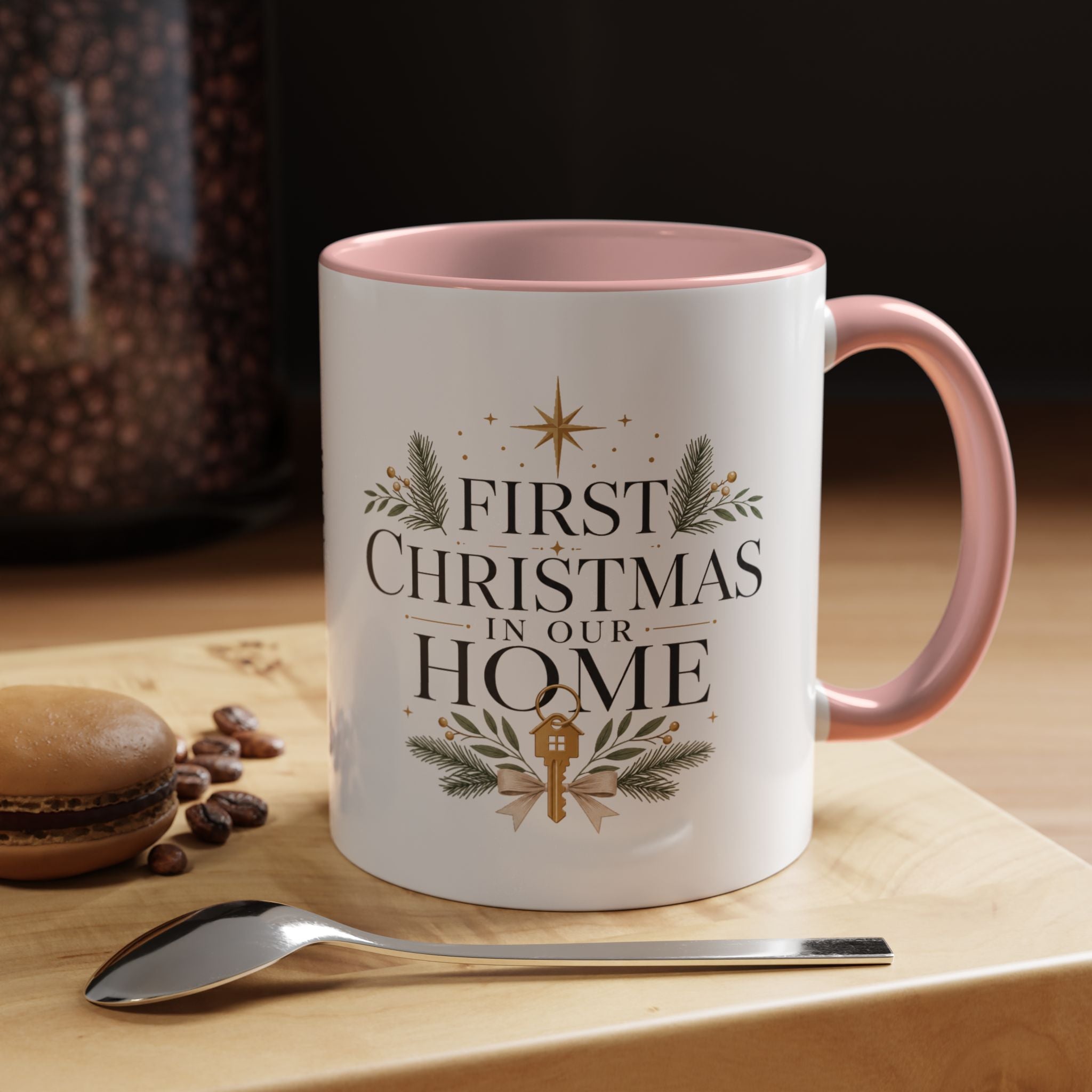 Christmas First Christmas in Our Home Accent Coffee Mug – Holiday Keepsake