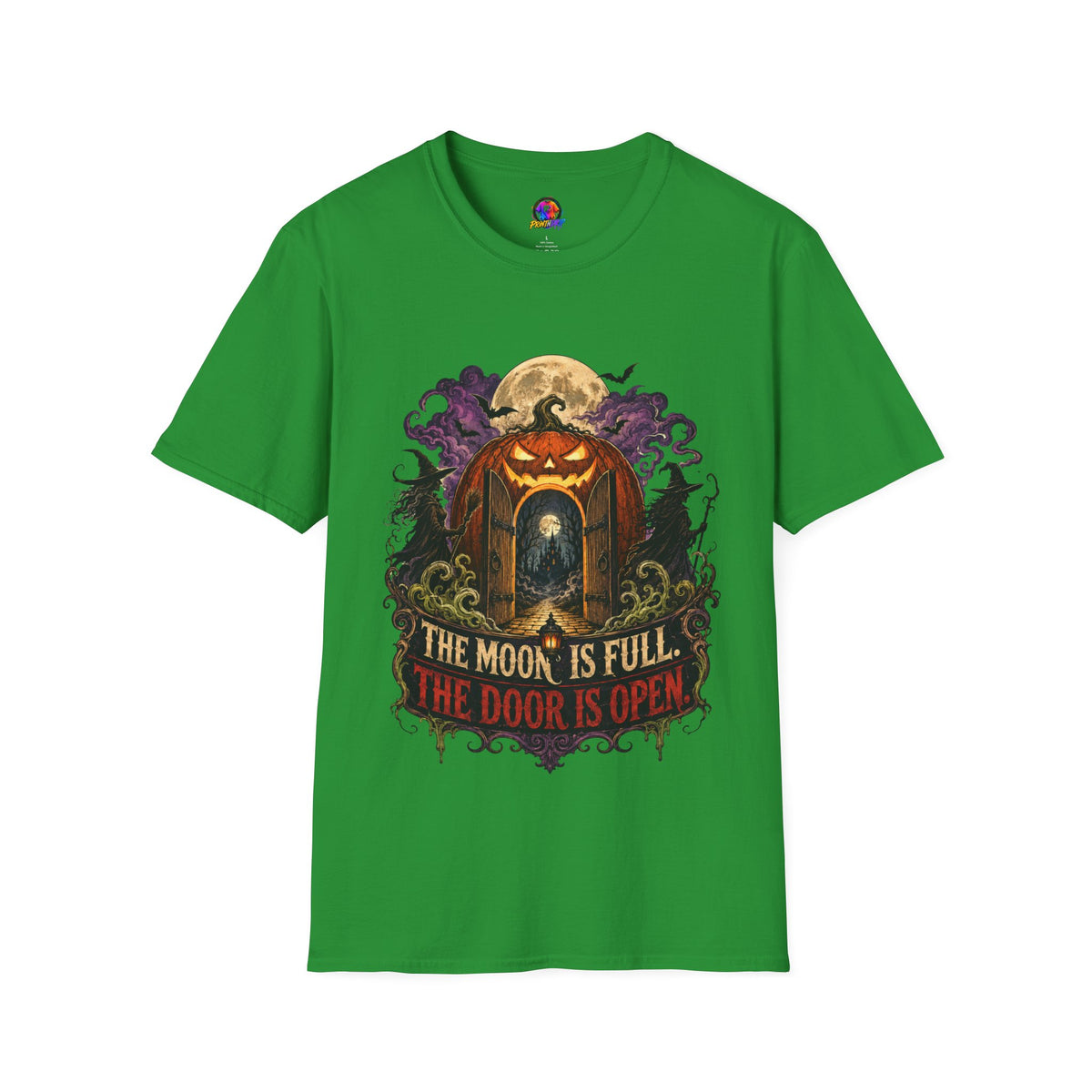 Halloween The Moon Is Full Unisex Softstyle T-Shirt