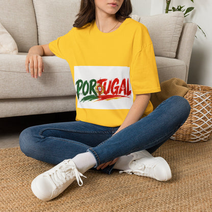 Portugal Flag Script T-Shirt — Portuguese Pride Tee