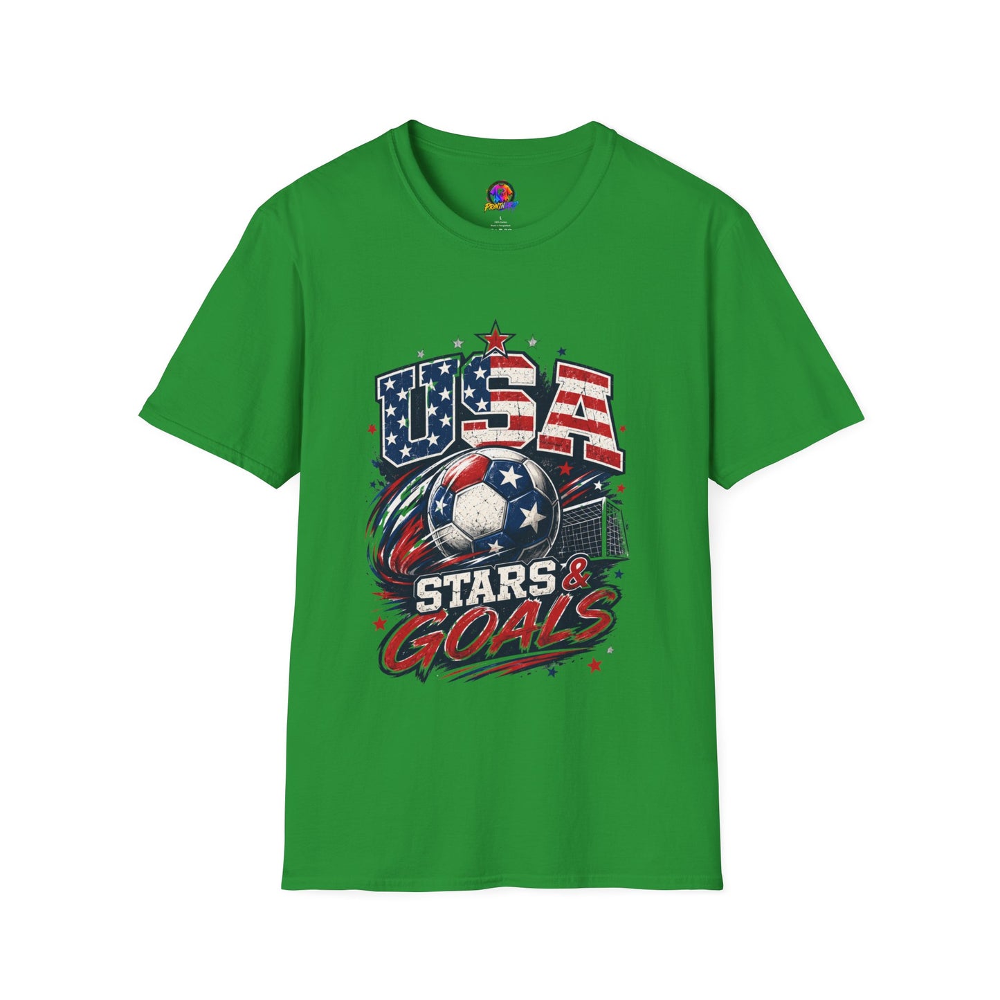 USA Stars & Goals Soccer T-Shirt