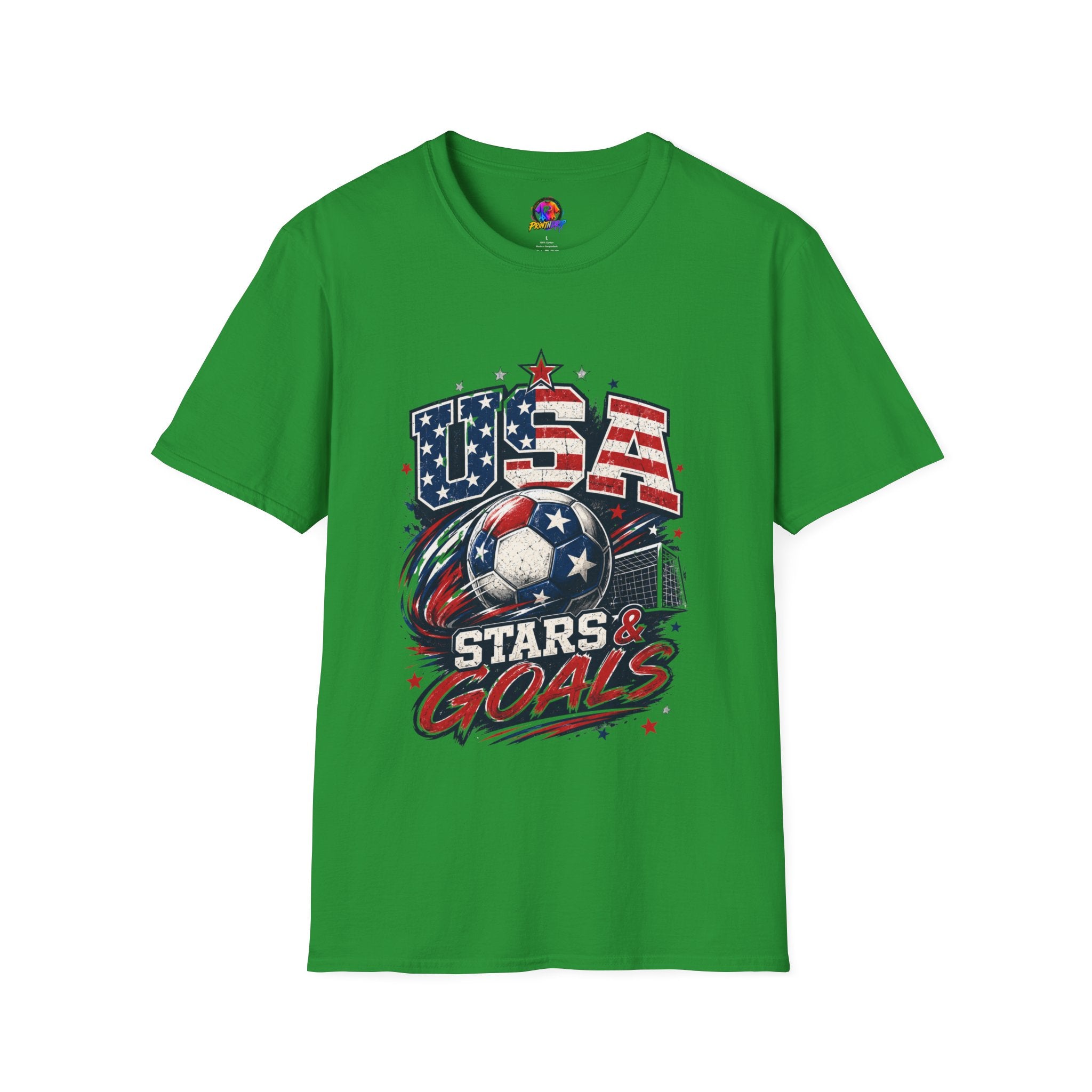 USA Stars & Goals Soccer T-Shirt