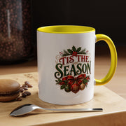 Tis The Season Accent Coffee Mug - Holiday Christmas Coffee Cup