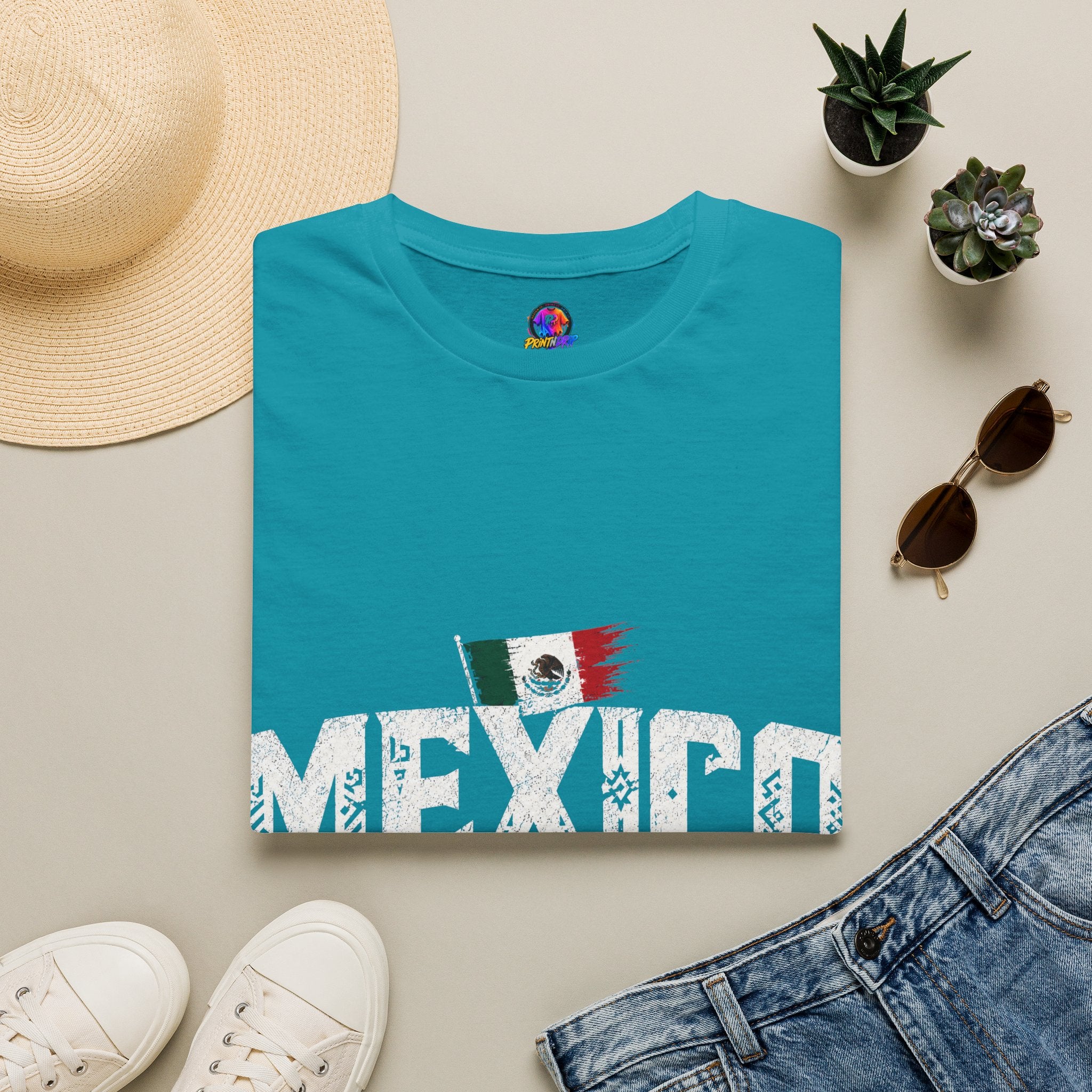 Mexico Vintage Flag T-Shirt