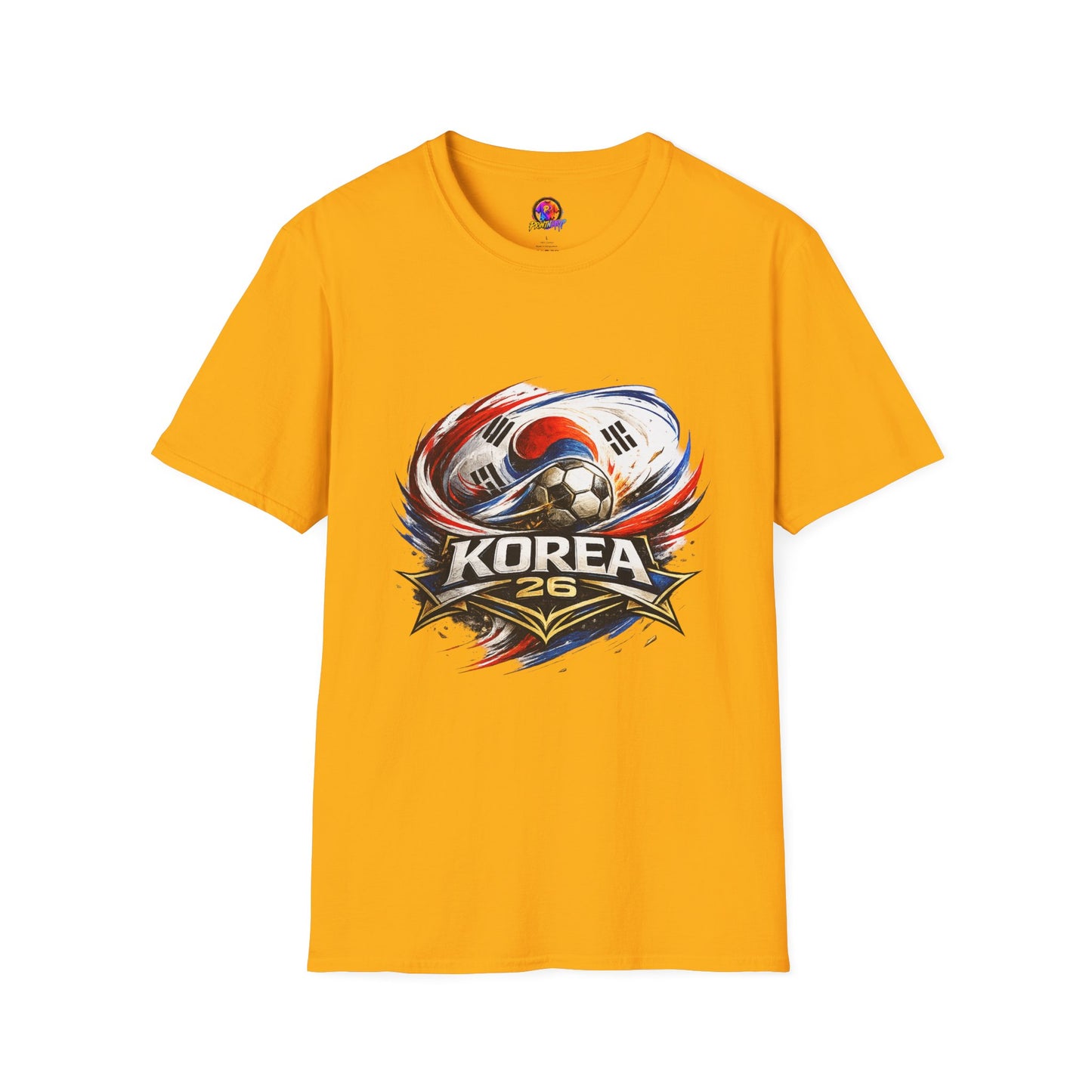 Korea Soccer T‑Shirt — Korea Football Crest Tee