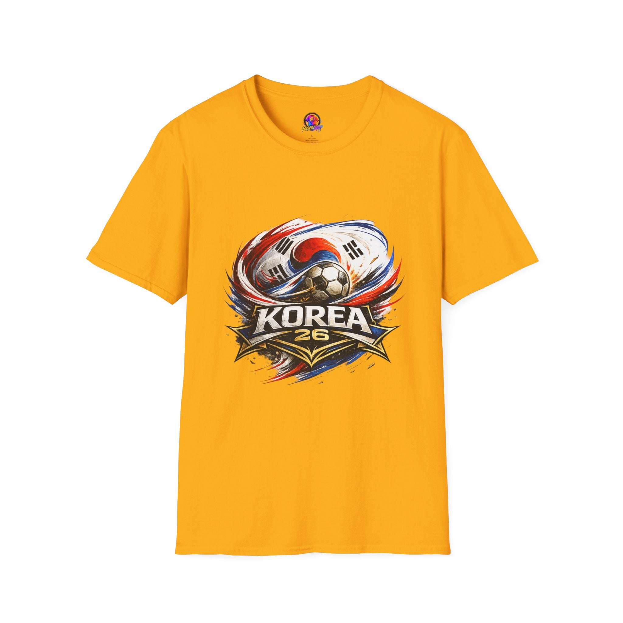 Korea Soccer T‑Shirt — Korea Football Crest Tee