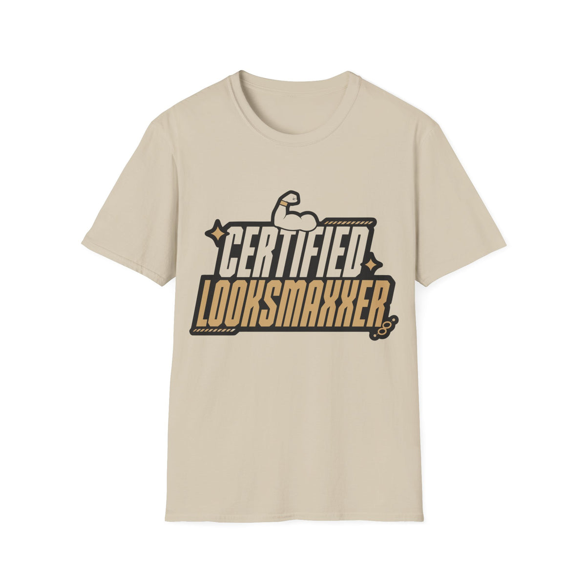 Certified Looksmaxxer T-Shirt — Funny Fitness & Glow-Up Tee - Trending Now - August 2026