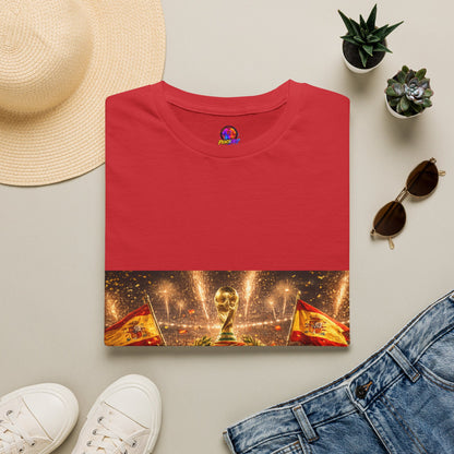 World Cup Champions T-Shirt — Spanish Football Victory Design