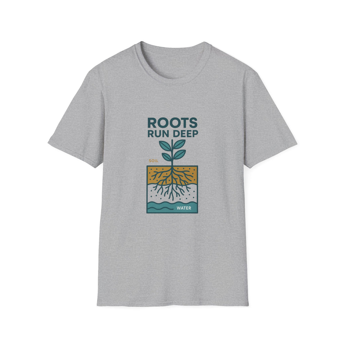 Roots Run Deep T-Shirt — Eco Plant Graphic Tee - Trending Now - August 2026