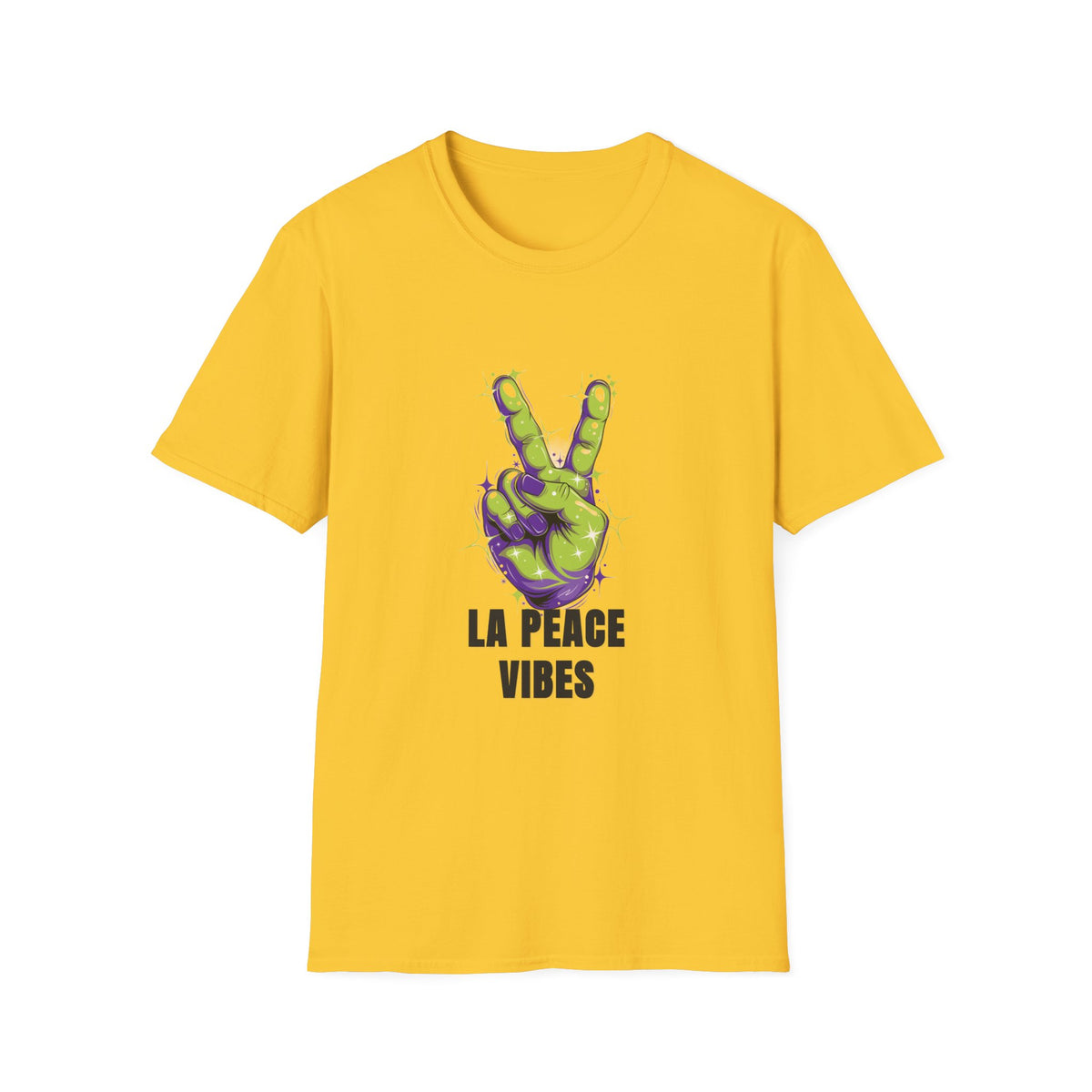 Peace Vibes T-Shirt — Green Alien Peace Sign Tee (La Peace Vibes) - Trending Now - August 2026