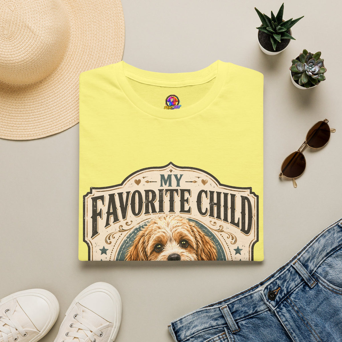 My Favorite Child Dog Mom Club T-Shirt — Cute Puppy Pet Lover Tee