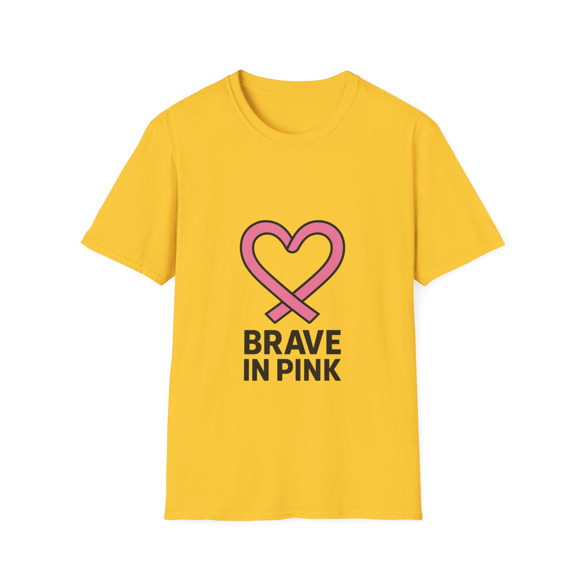 Brave in Pink T-Shirt — Breast Cancer Awareness Heart Tee - Trending Now - October 2026