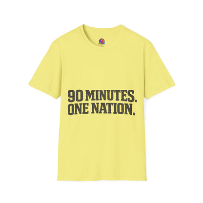 FIFA World Cup 2026 90 Minutes. One Nation. T-Shirt — Patriotic Soccer/Fans Tee
