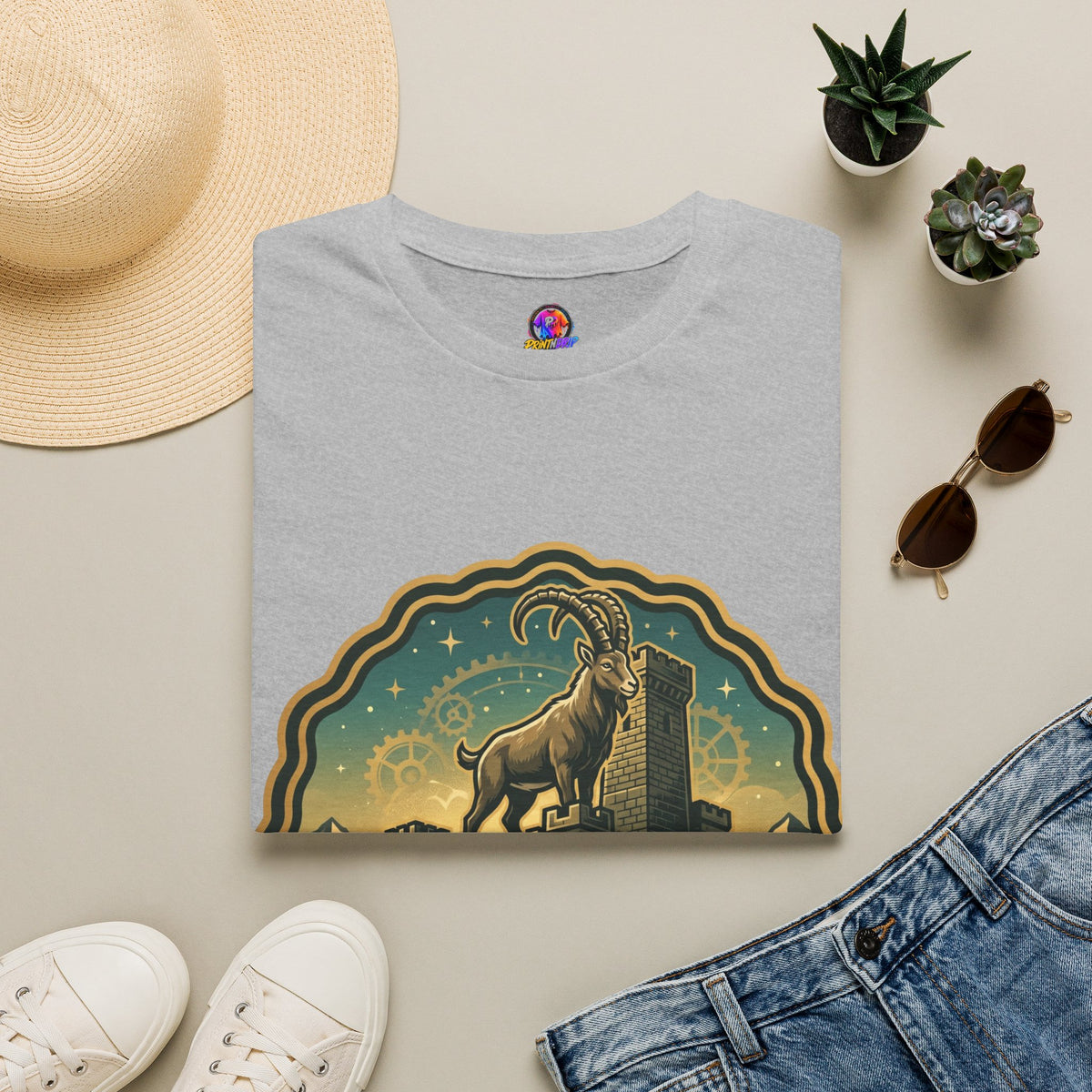 Capricorn Energy T-Shirt — "Silent Moves, Loud Results" Zodiac Tee