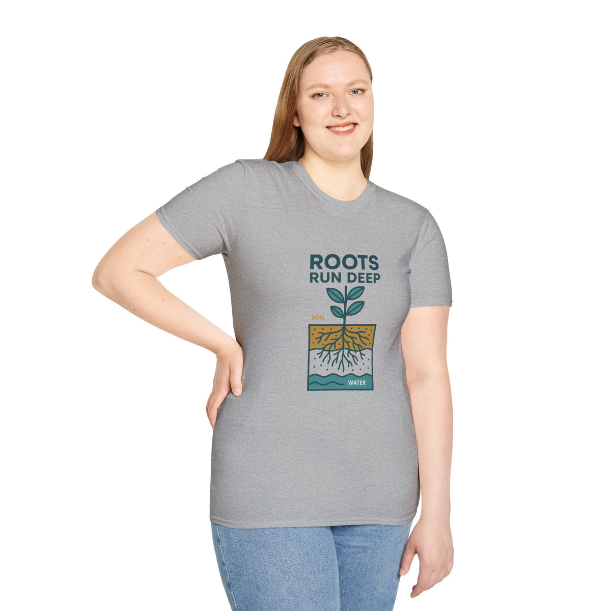 Roots Run Deep T-Shirt — Eco Plant Graphic Tee - Trending Now - August 2026