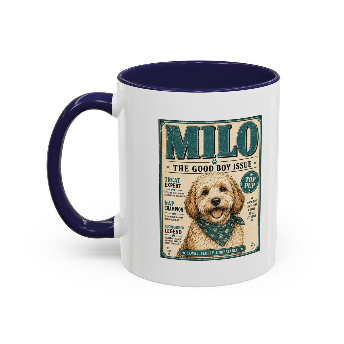 Milo Bailey Dog Dad Mom Milo 'The Good Boy Issue' Coffee Mug