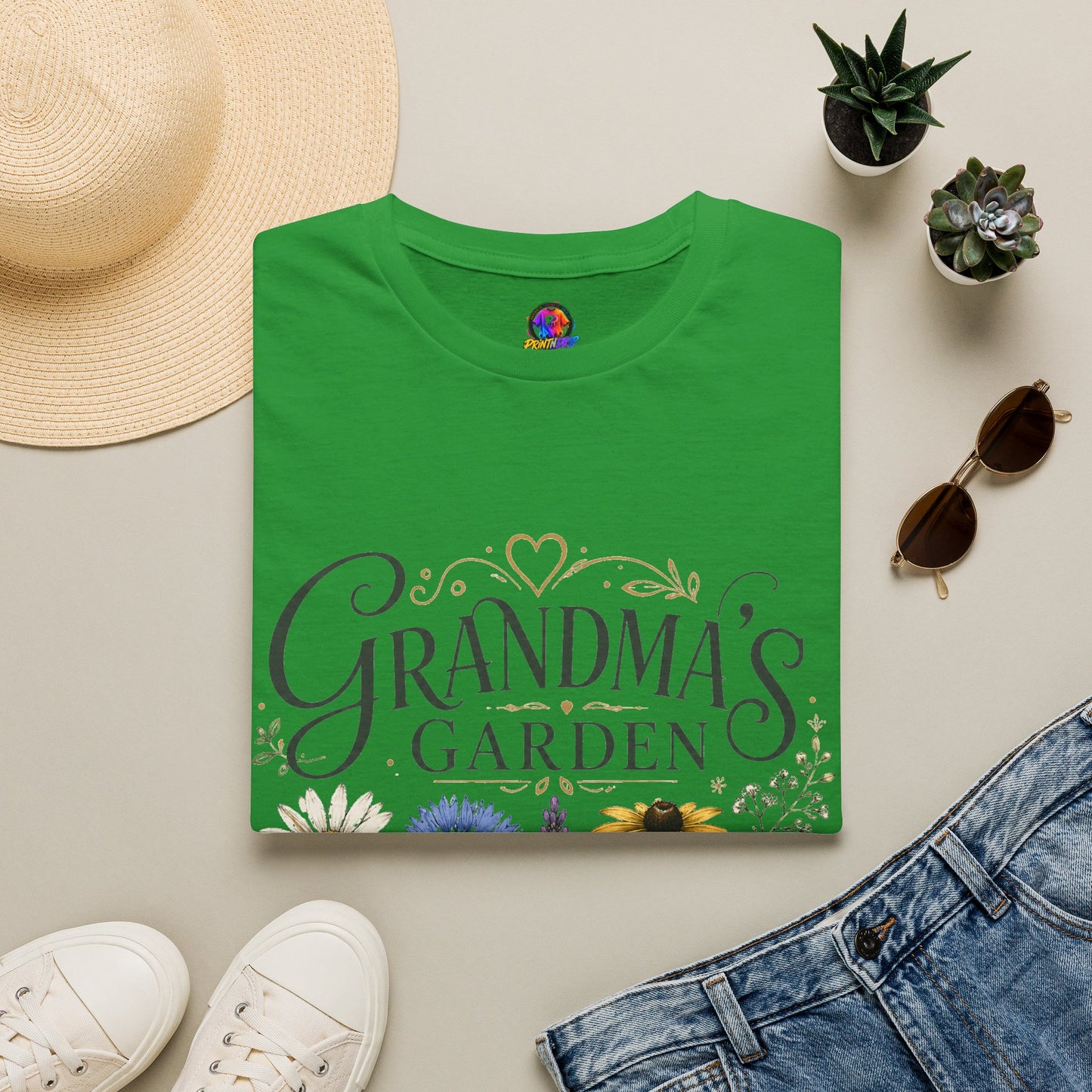Grandma's Garden T-Shirt — Floral ‘Grandma’s Garden’ Gift Tee