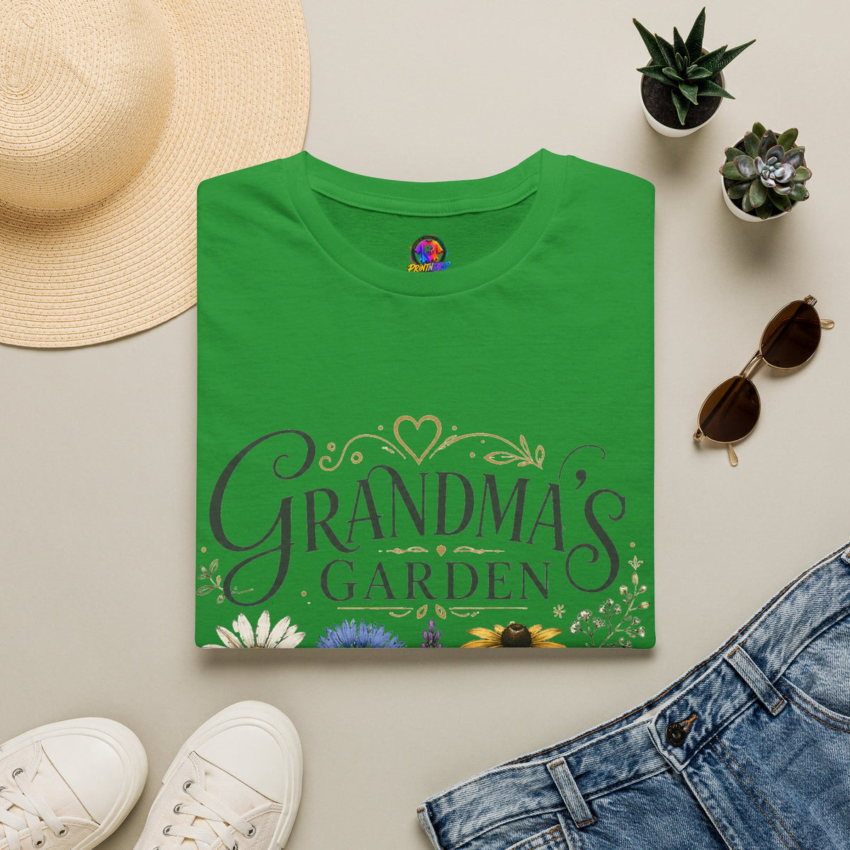 Grandma's Garden T-Shirt — Floral ‘Grandma’s Garden’ Gift Tee