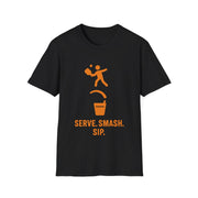 Pickleball Serve Smash Tee — Small Orange Player Graphic - Trending Now - September 2026